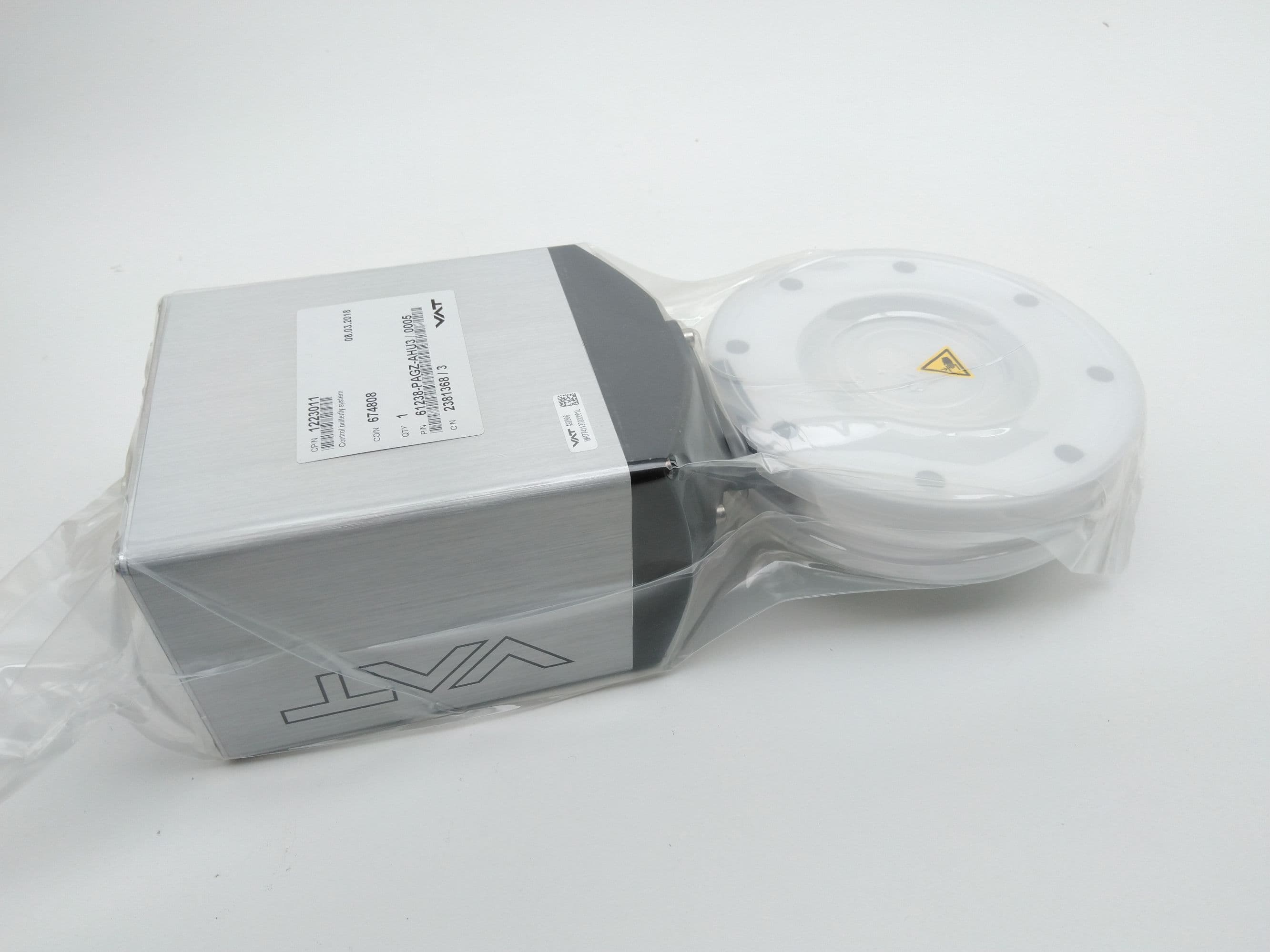 VAT 61238-PAGZ-AHU3 Butterfly Pressure Control Valve w/Ethernet Interface, 80mm