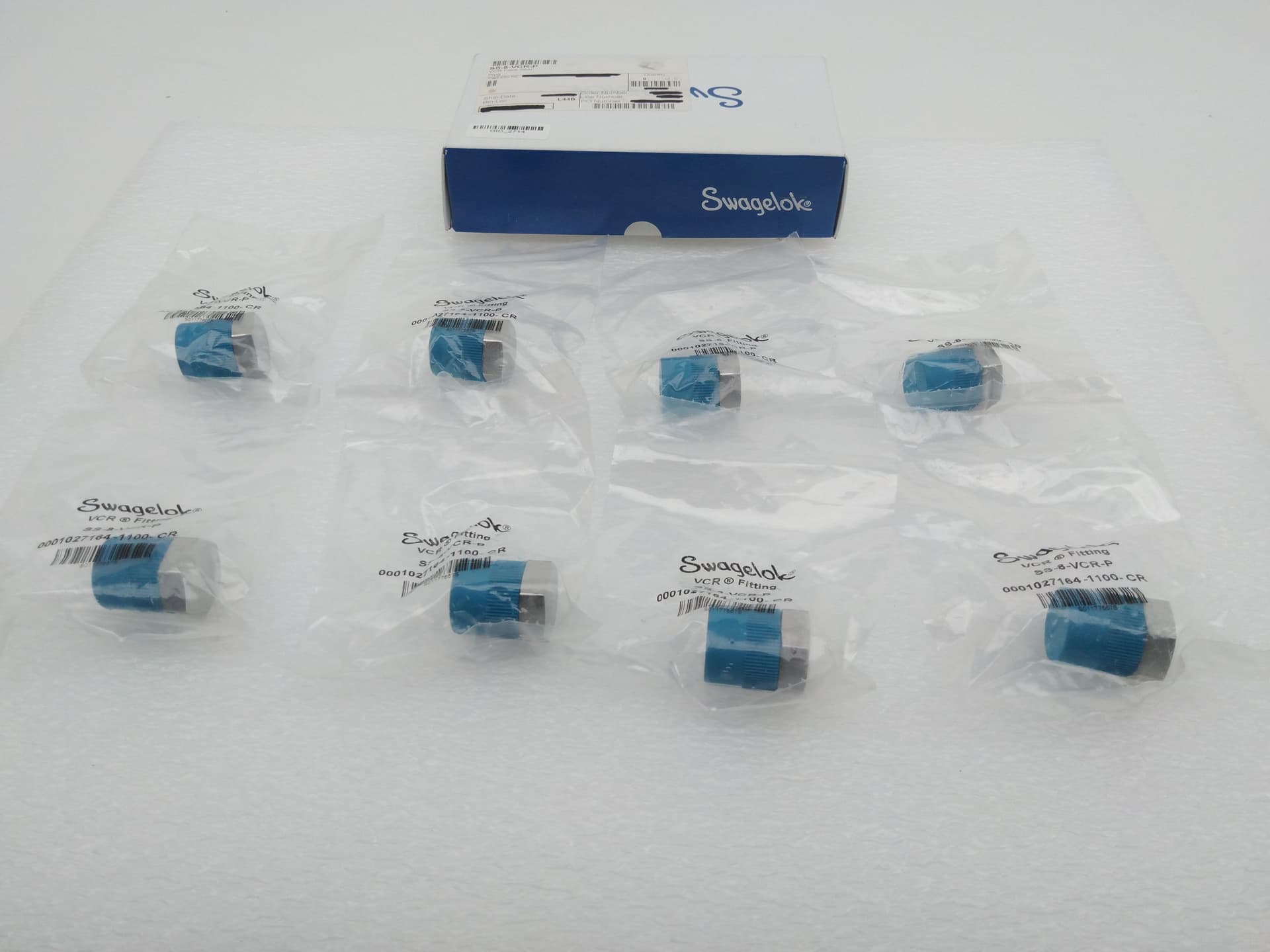 Swagelok SS-8-VCR-P 316 Stainless Steel VCR Face Seal Fittings, 1/2 in. Plug