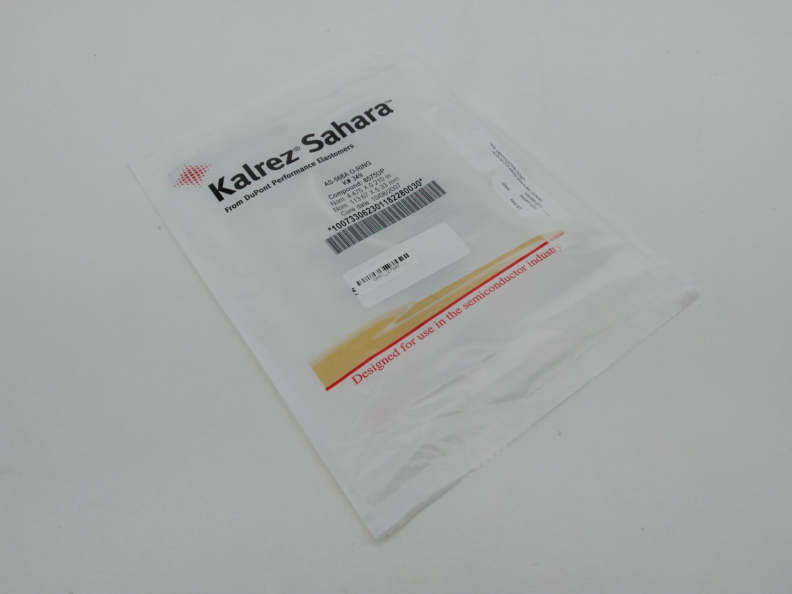 Kalrez Sahara AS-568A K#349 Compound:8575UP O-Ring 113.67 X 5.33mm