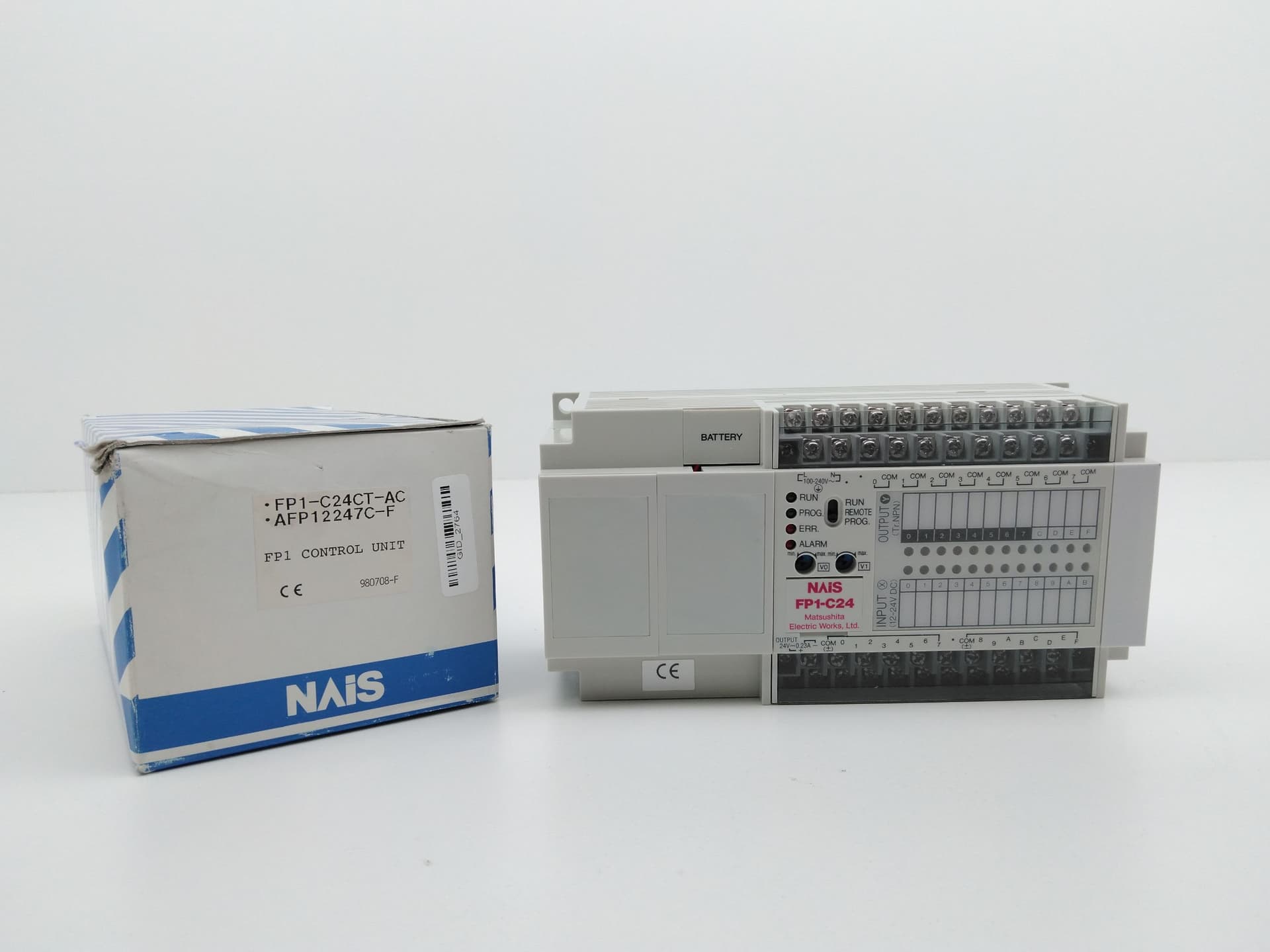 NAIS FP1-C24, AFP12247C-F, FP1C24CT-AC FP1 Control Unit
