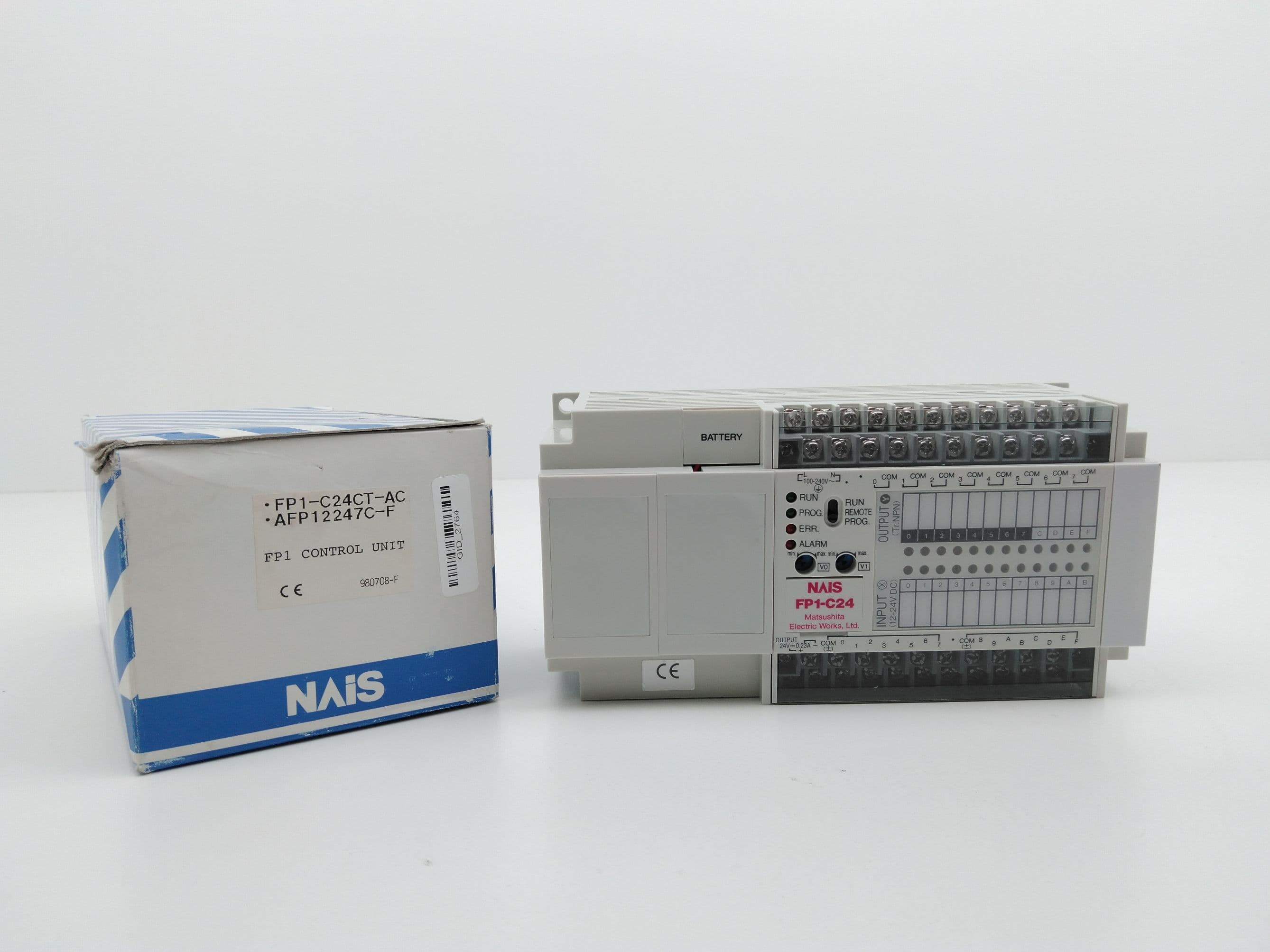 NAIS FP1-C24, AFP12247C-F, FP1C24CT-AC FP1 Control Unit