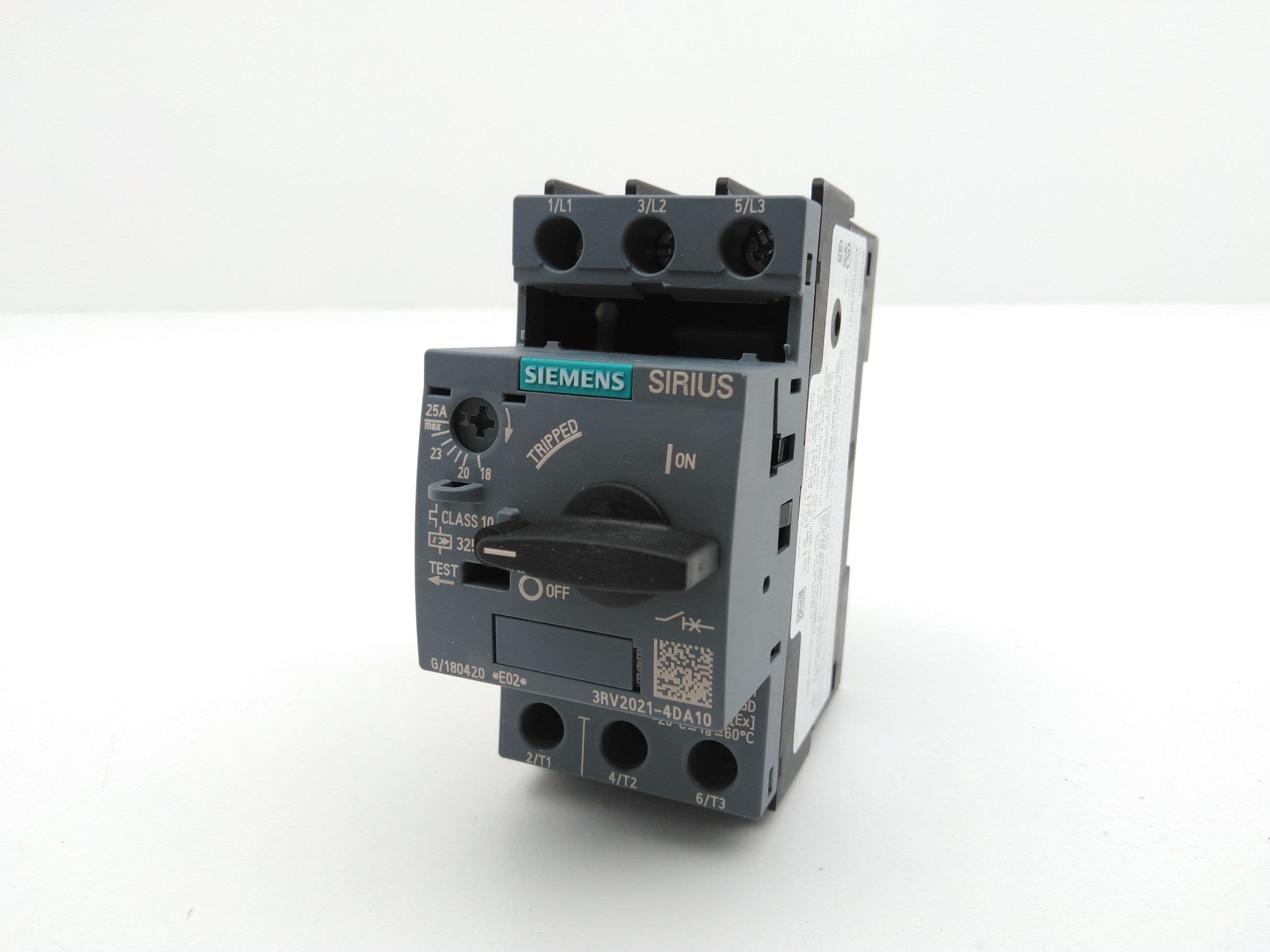 Siemens 3RV2021-4DA10 Motor Protection Circuit Breaker, 18-25A
