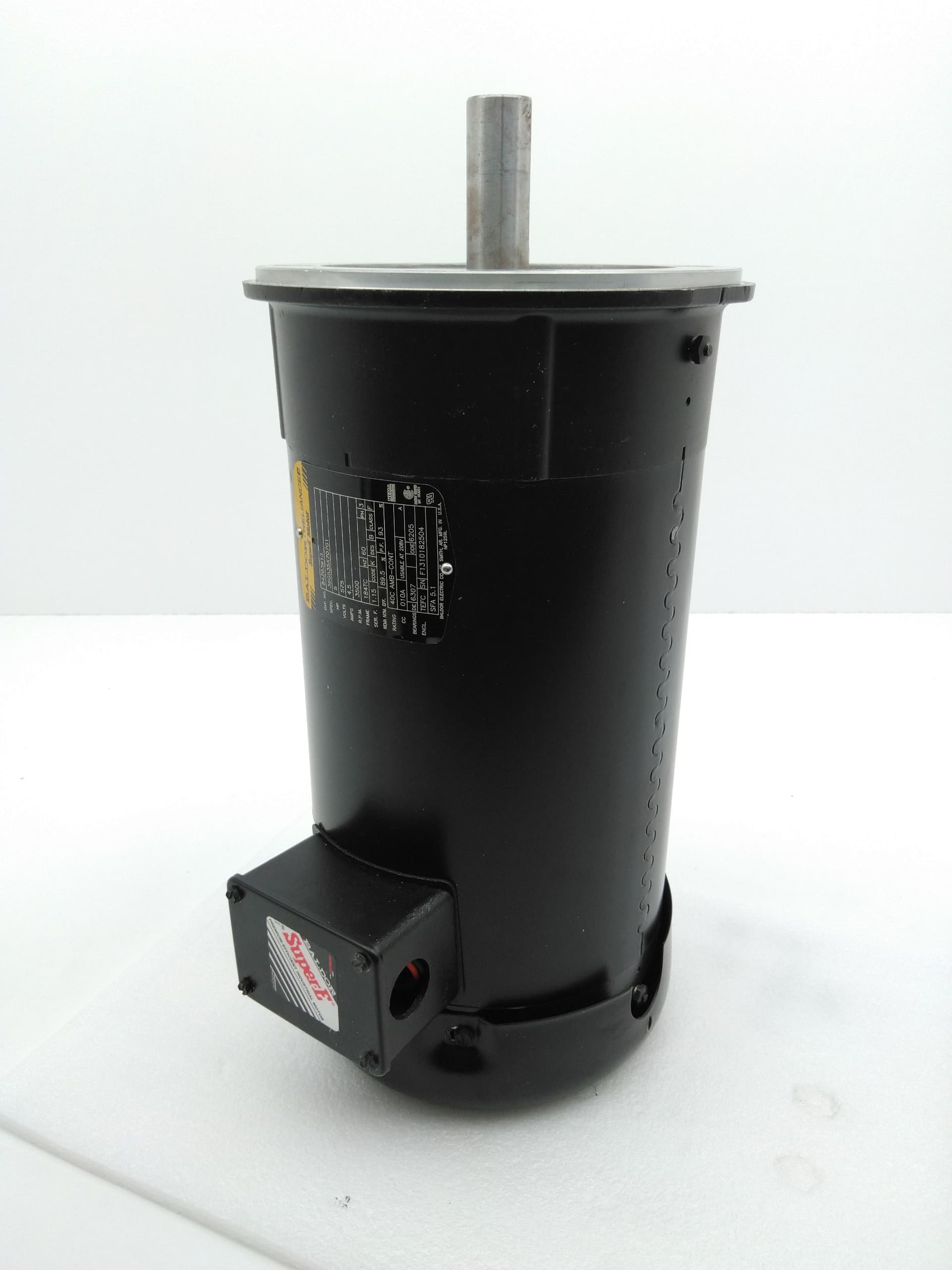 Baldor 36G535X707G1 C-Face Motor, 5HP, 575VAC, 60HZ, 3500RPM, 184TC
