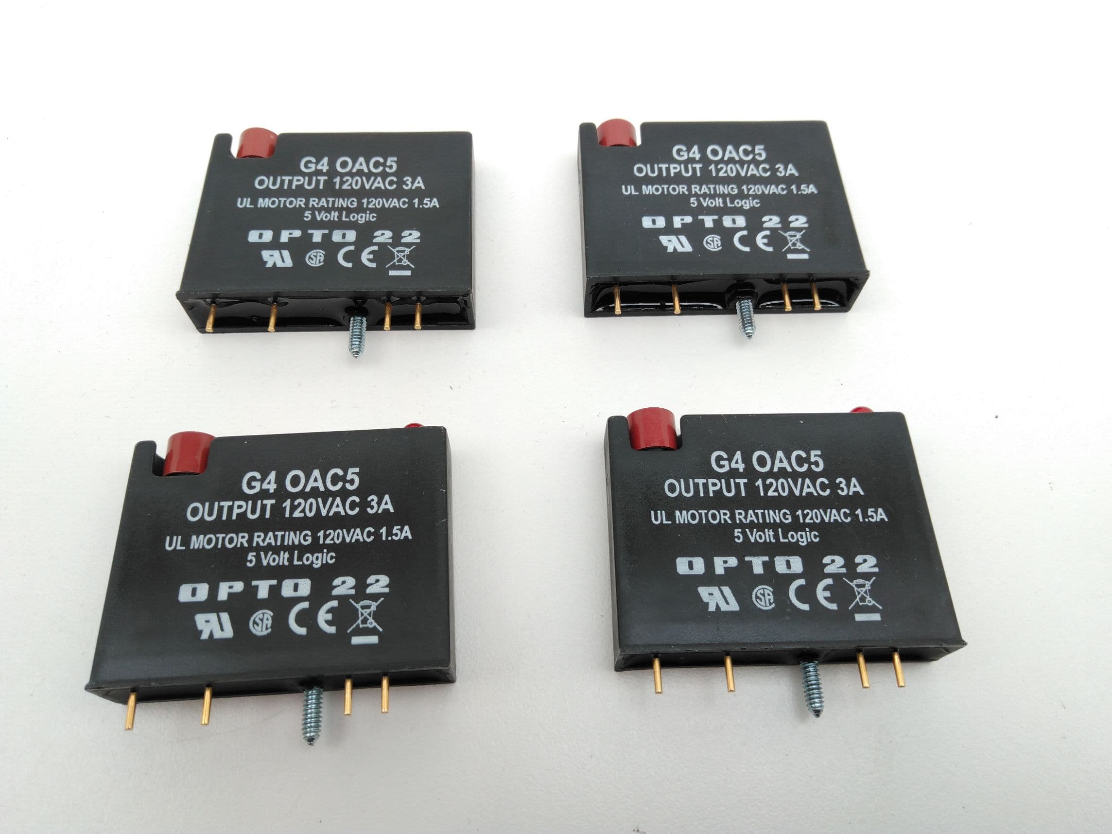 Opto22 G4 OAC5 AC Output, 120VAC, 3A, 5V Logic I/O Modules
