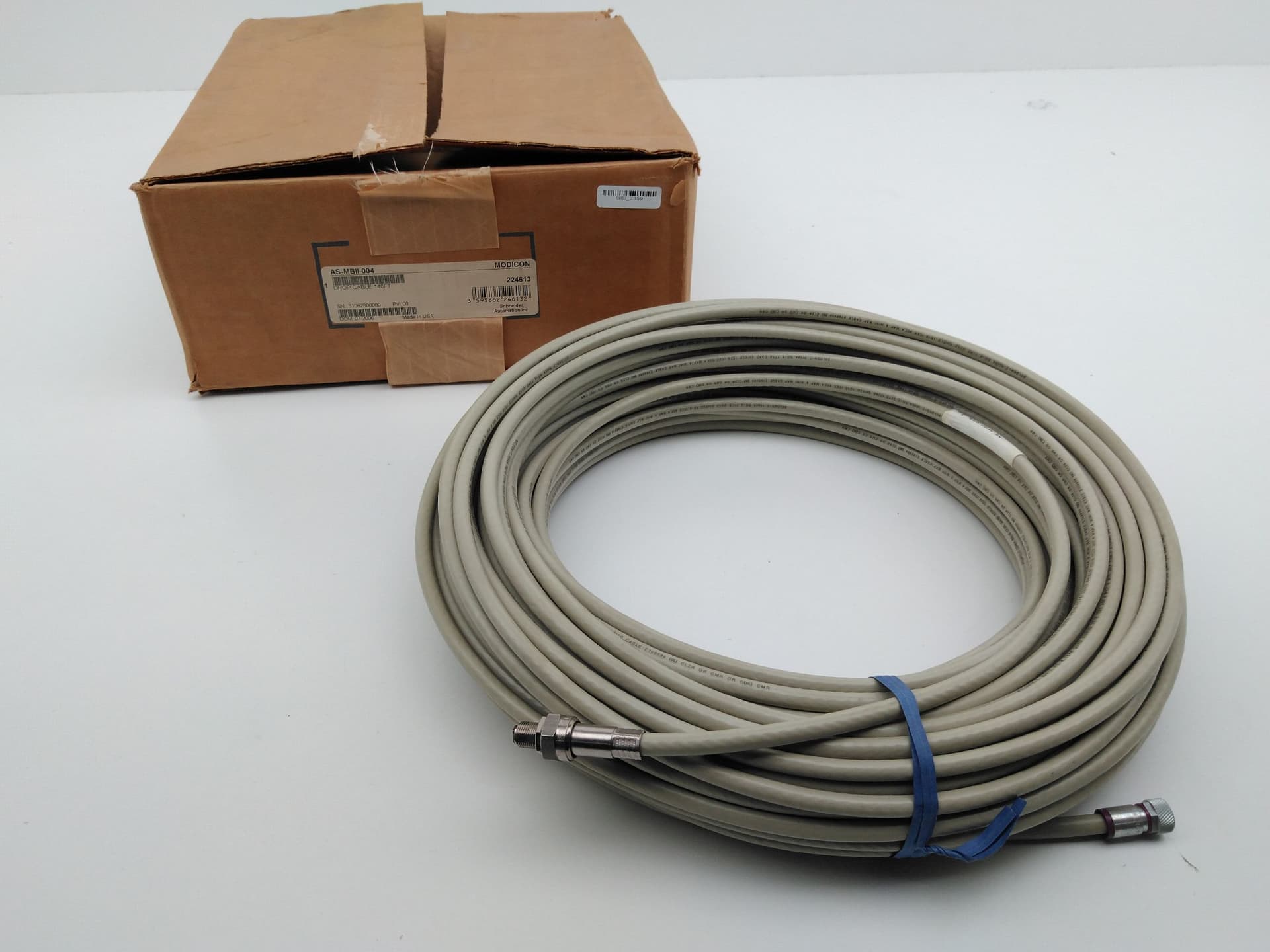 Schneider Electric AS-MBII-004 Modicon Pre Assembled Drop Cable, 140Ft