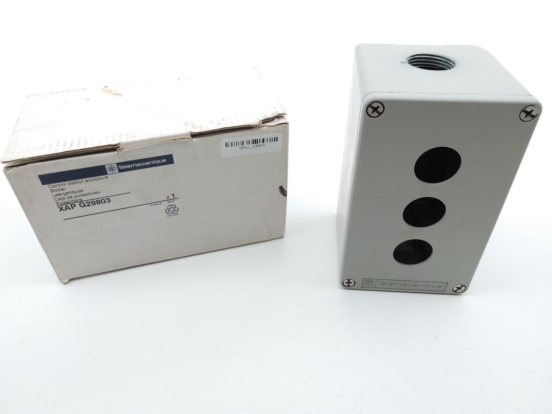 Telemecanique XAP G29803 Pushbutton Control Station Enclosure