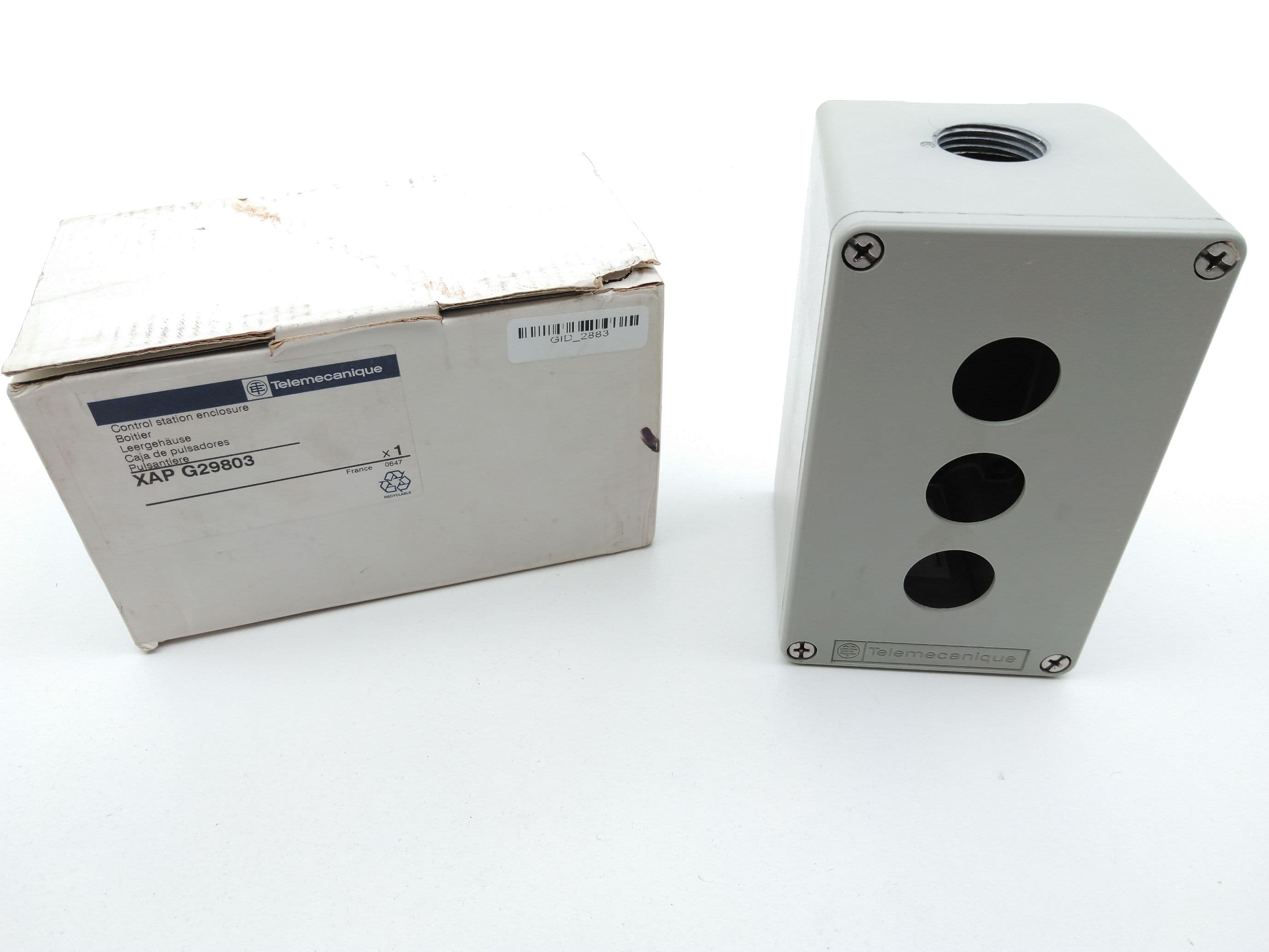Telemecanique XAP G29803 Pushbutton Control Station Enclosure