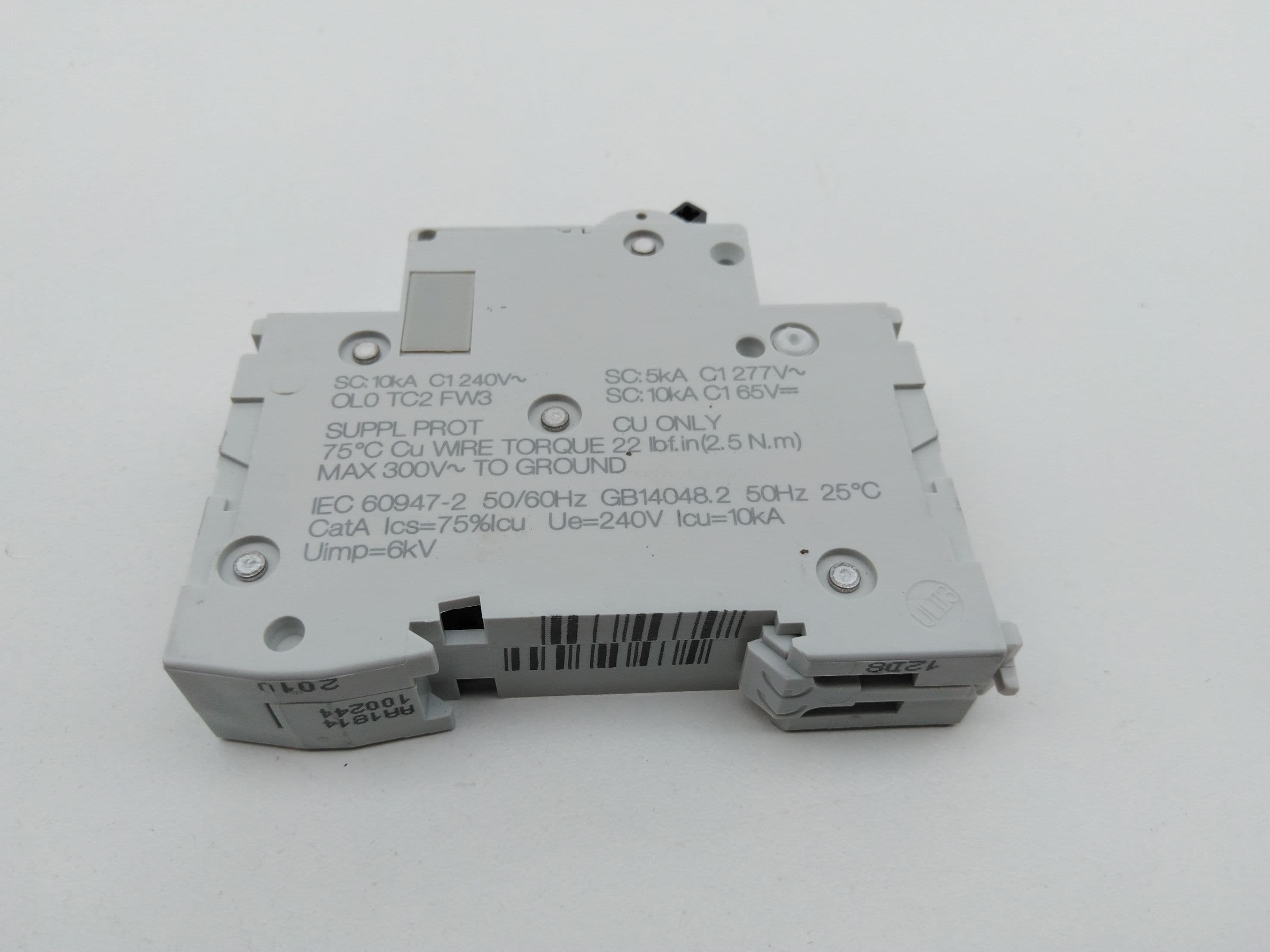 Schneider Electric 24426 Miniature Circuit Breaker Multi9, C60, 1P, 2A, 277V