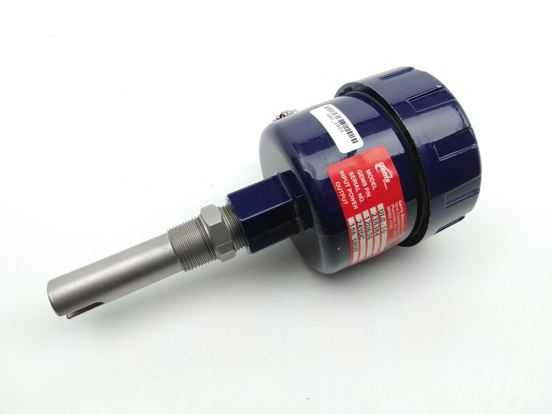 Gems ULS-10 Ultrasonic Level Sensor 24VDC, 10A, DPDT