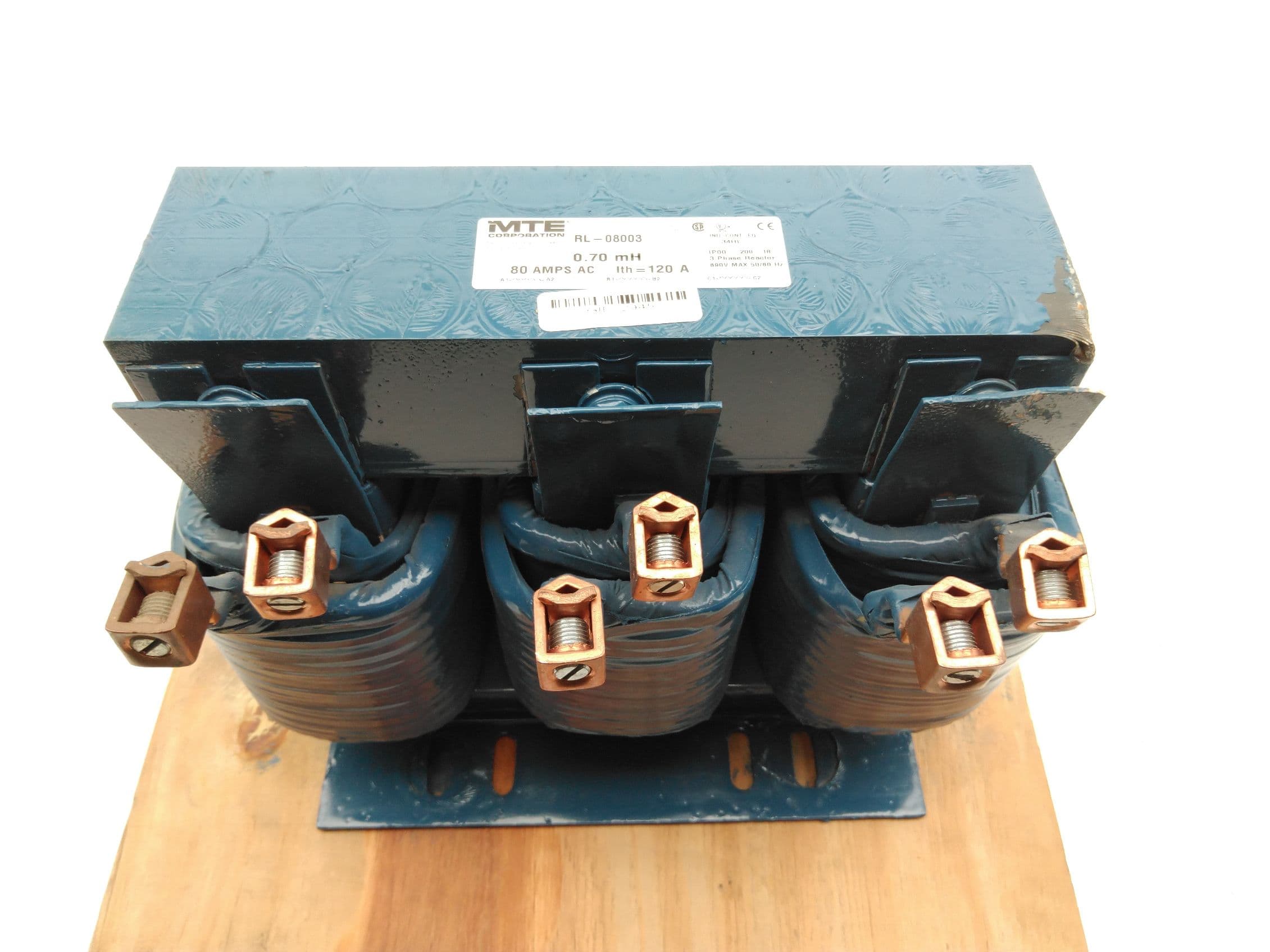 MTE Corp RL-08003 Line / load Reactor, 80A, 3-Phase, 0.70mH