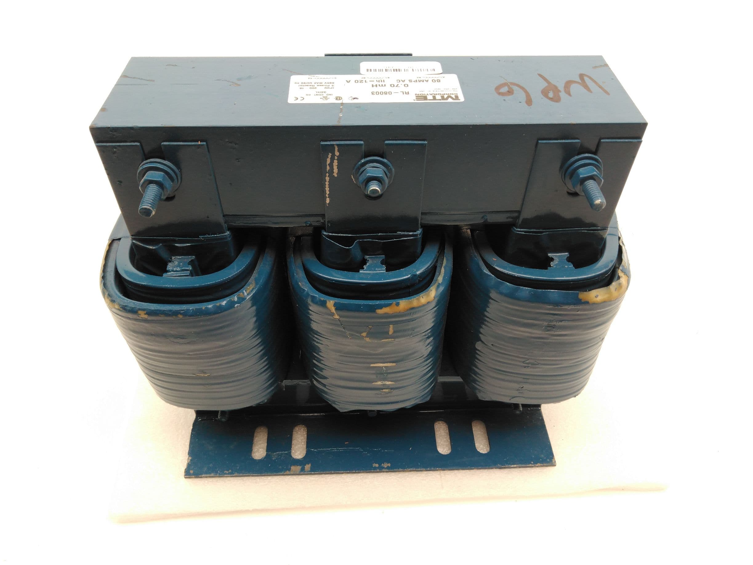 MTE Corp RL-08003 Line / load Reactor, 80A, 3-Phase, 0.70mH