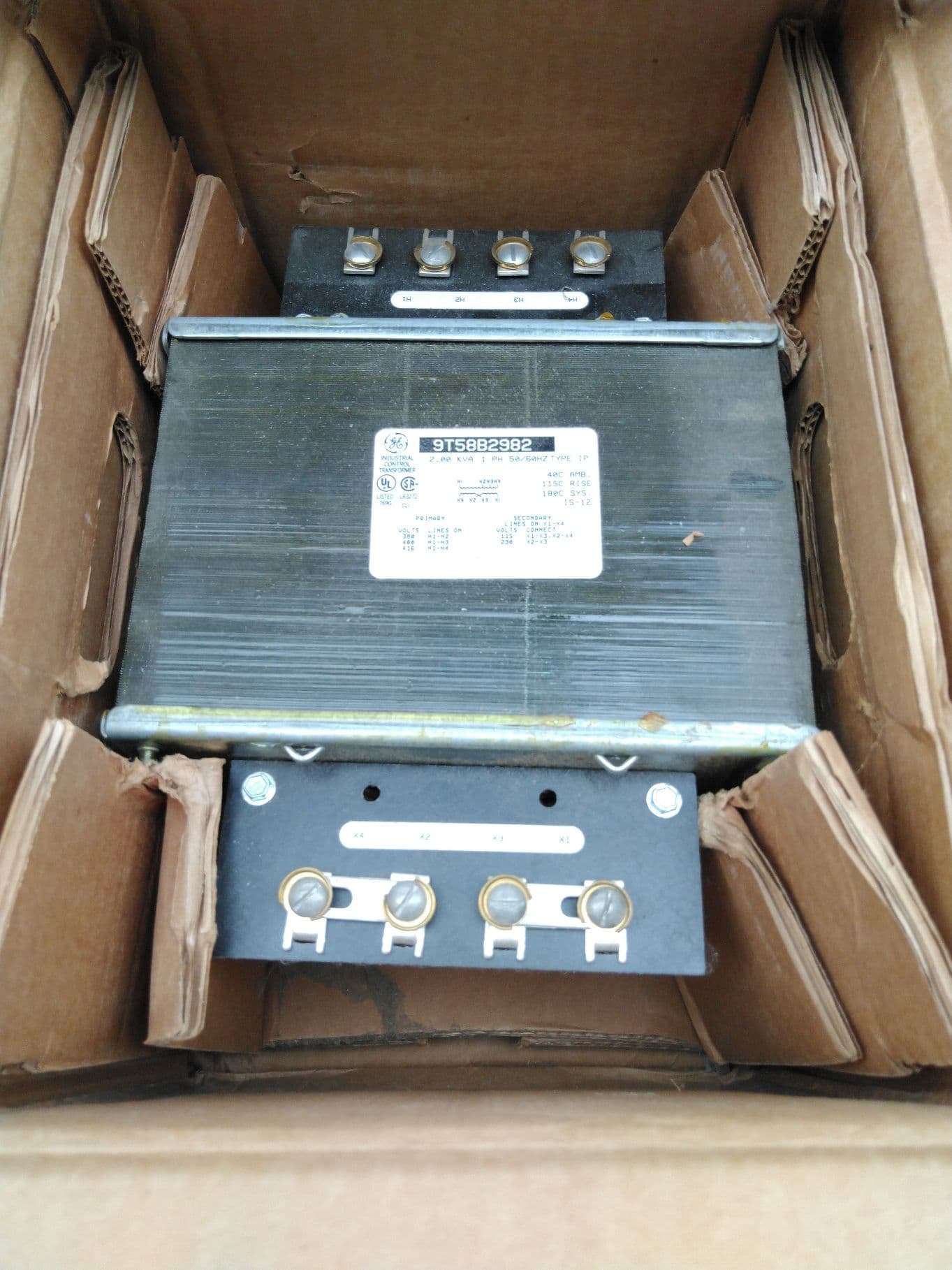 General Electric 9T58B2982 Control Transformer 2kVA