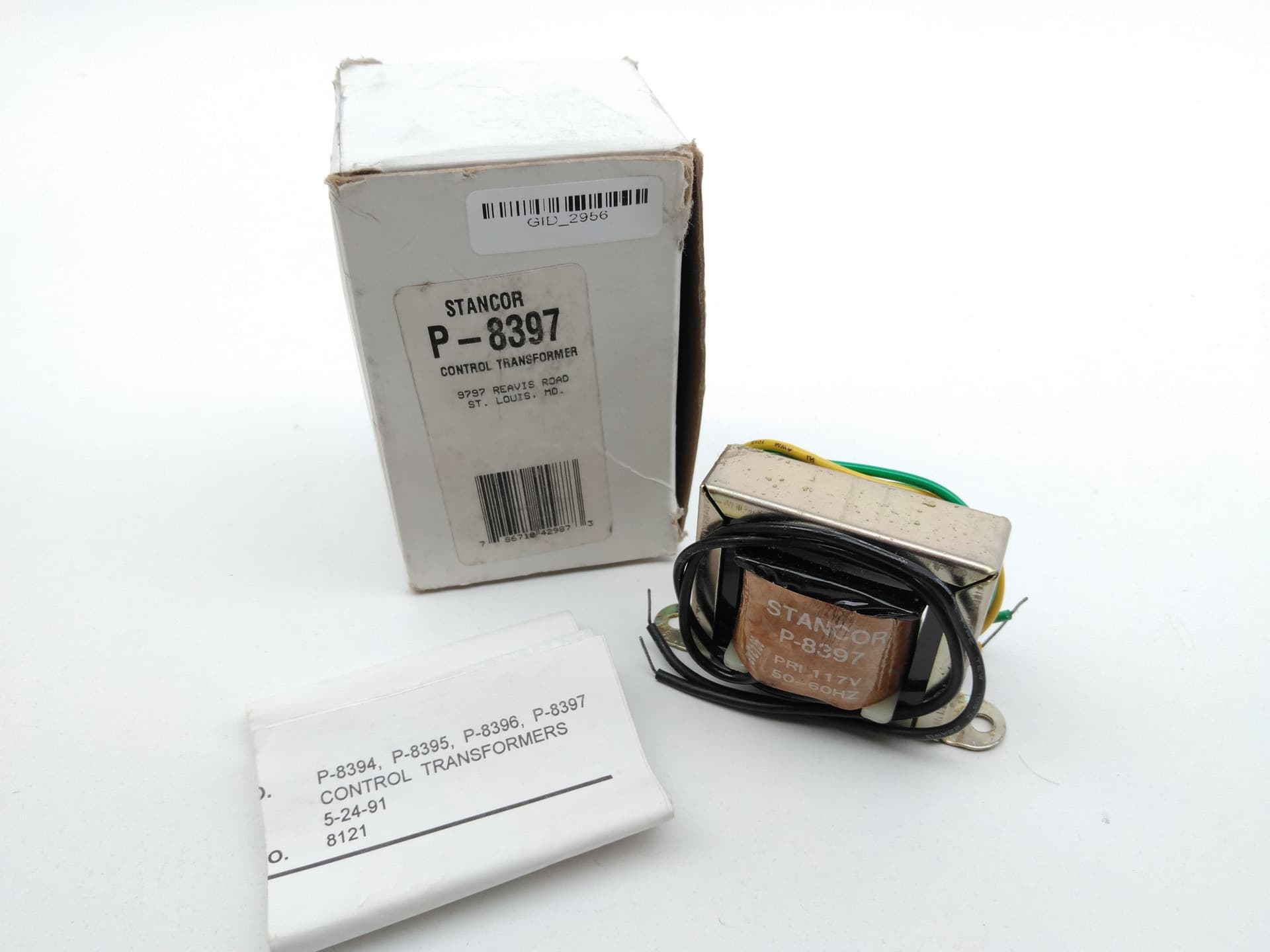 Stancor P-8397 Control Transformer 117:24V
