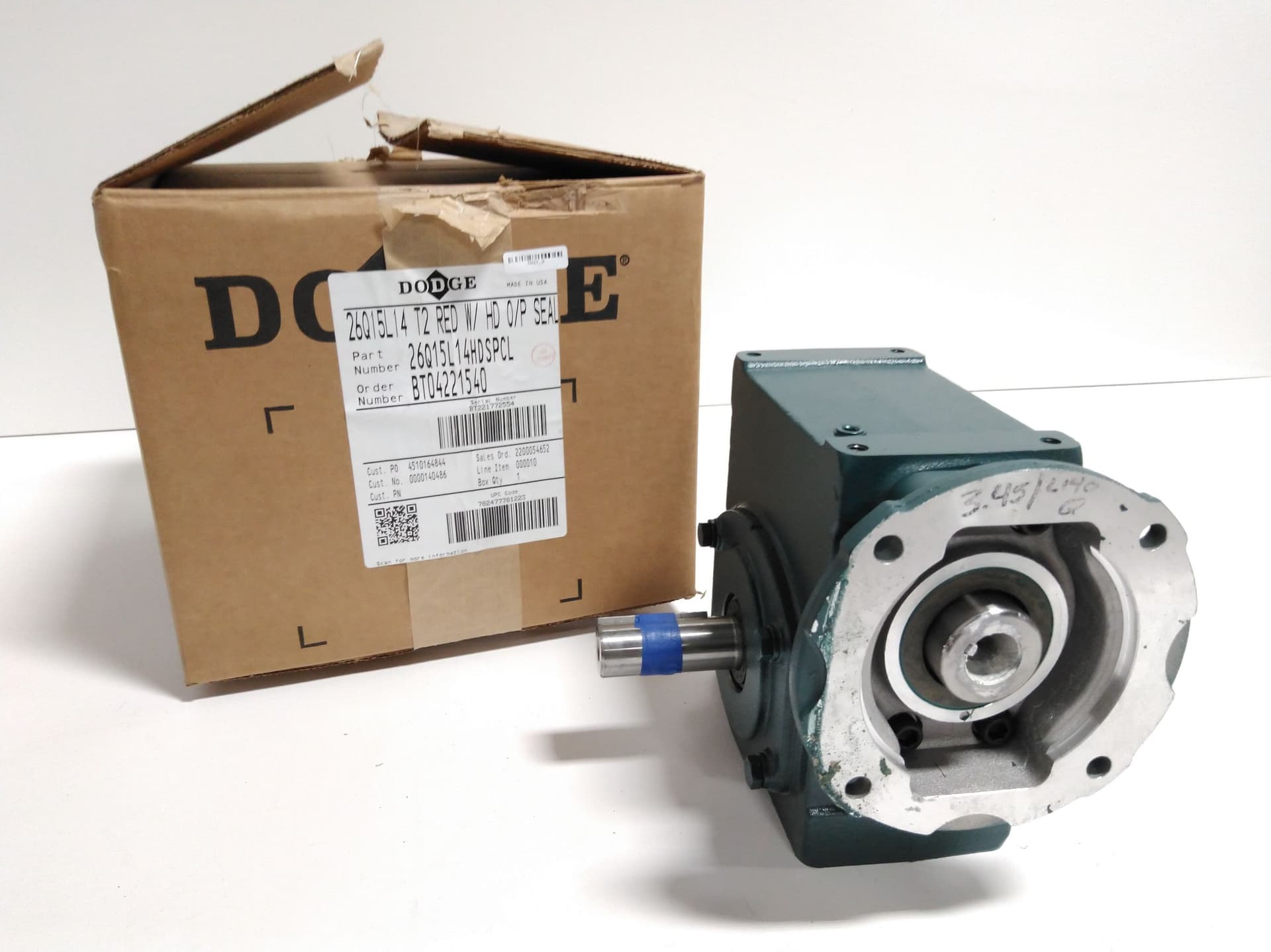 Dodge 26Q15L14, 26Q15L14HDSPCL Worm Gear Reducer