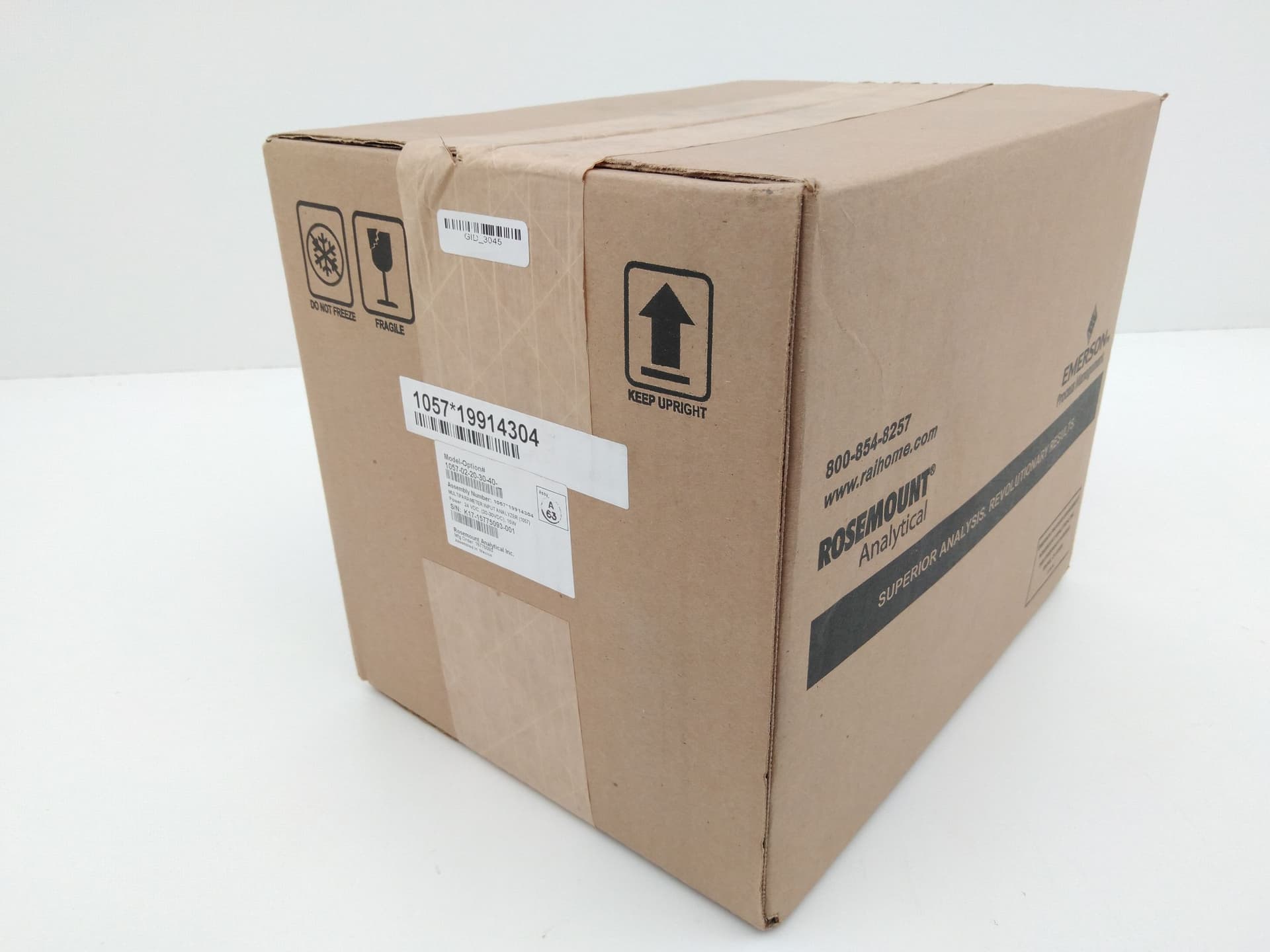 Rosemount 1057-02-20-30-40 Multiparameter Input Analyzer, 24VDC, 15W