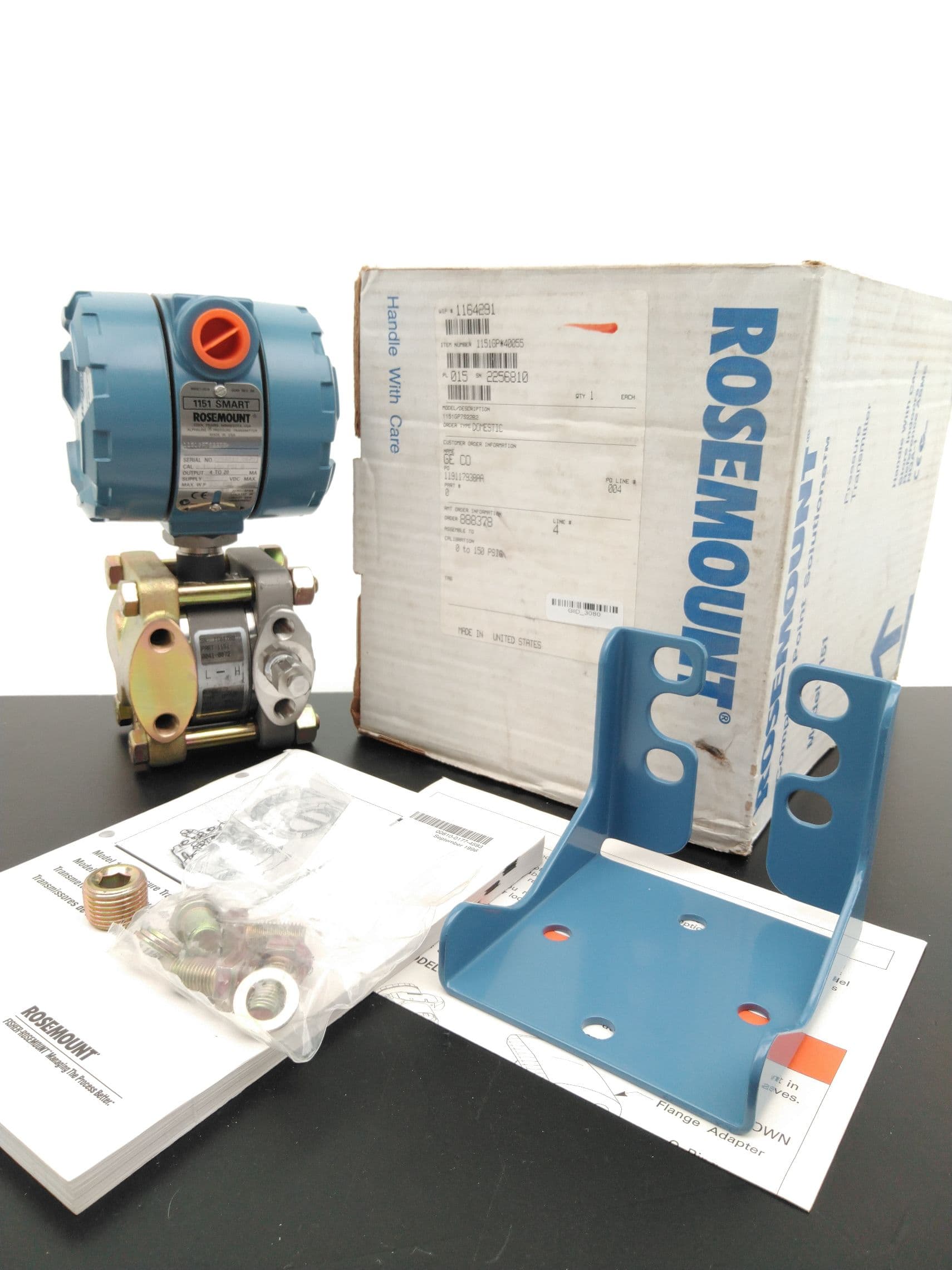 Rosemount 1151GP7S22B2 Pressure Transmitter, 0 to 150 PSIG
