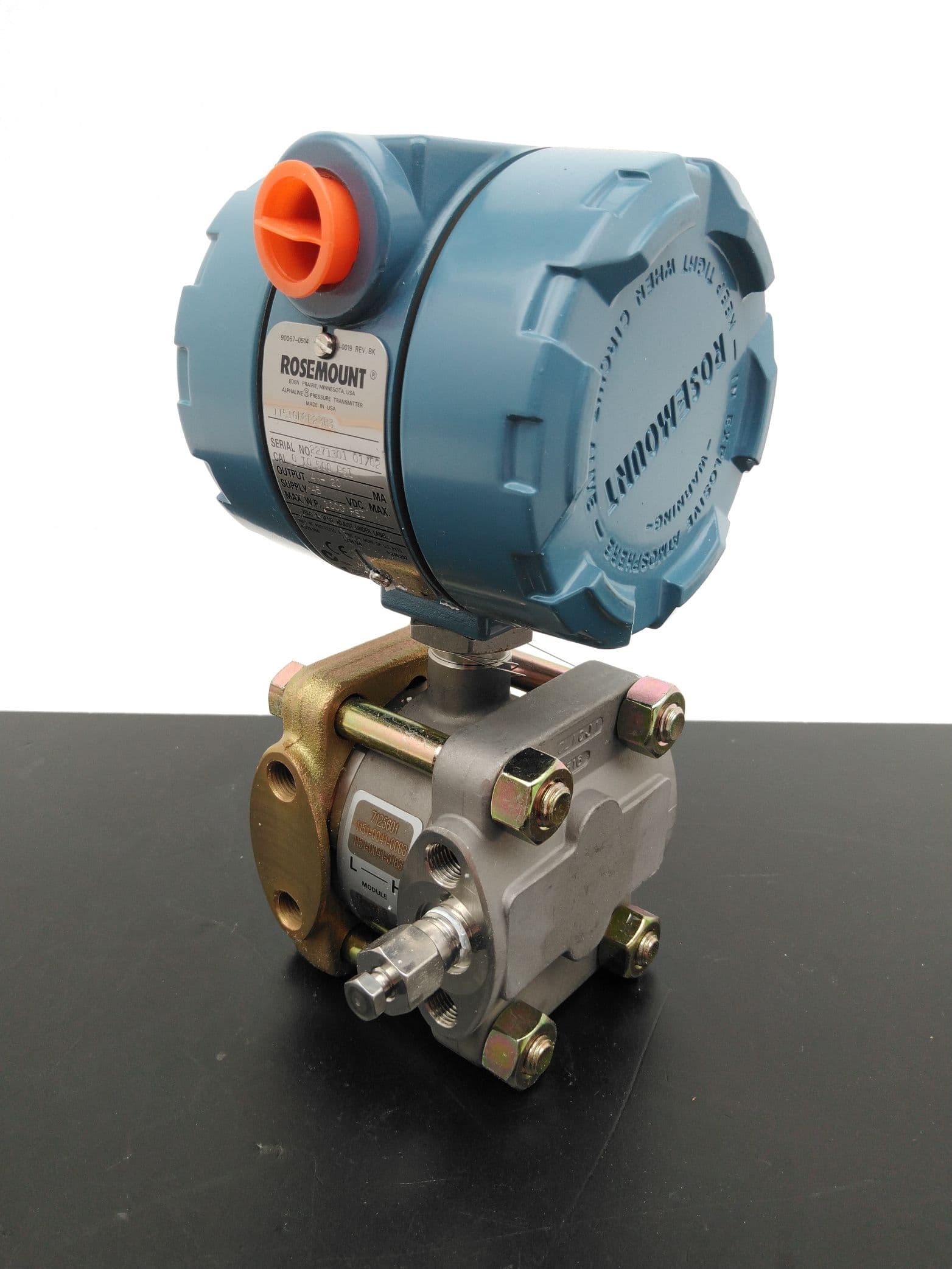 Rosemount 1151GP8E23B3 Pressure Transmitter, 0 to 500 PSI