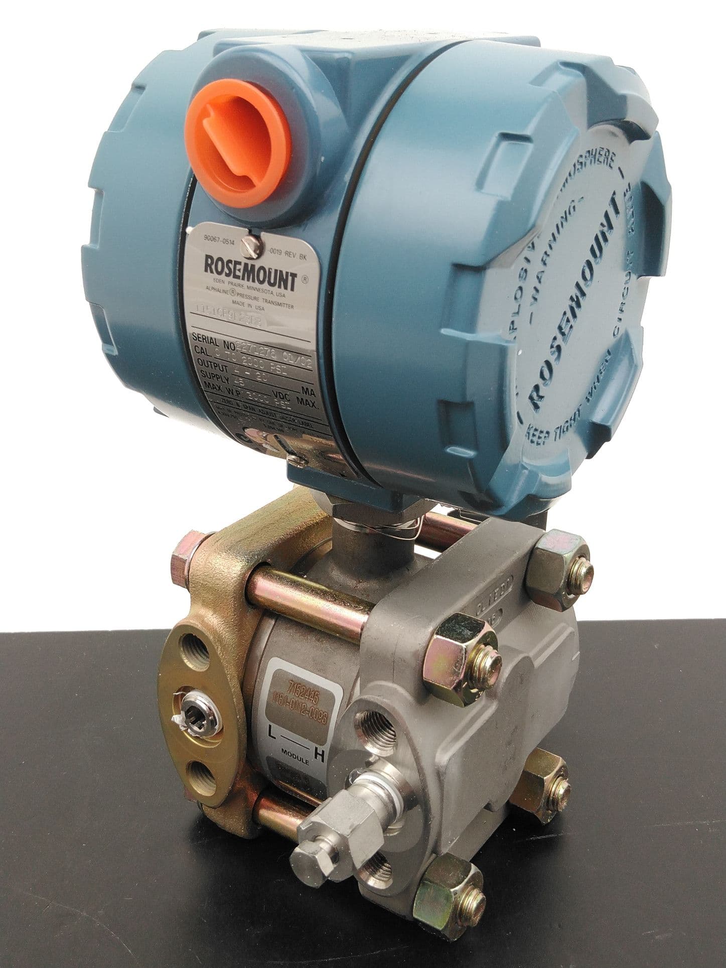 Rosemount 1151GP9E23B3DF Pressure Transmitter, 0 to 2000 PSI