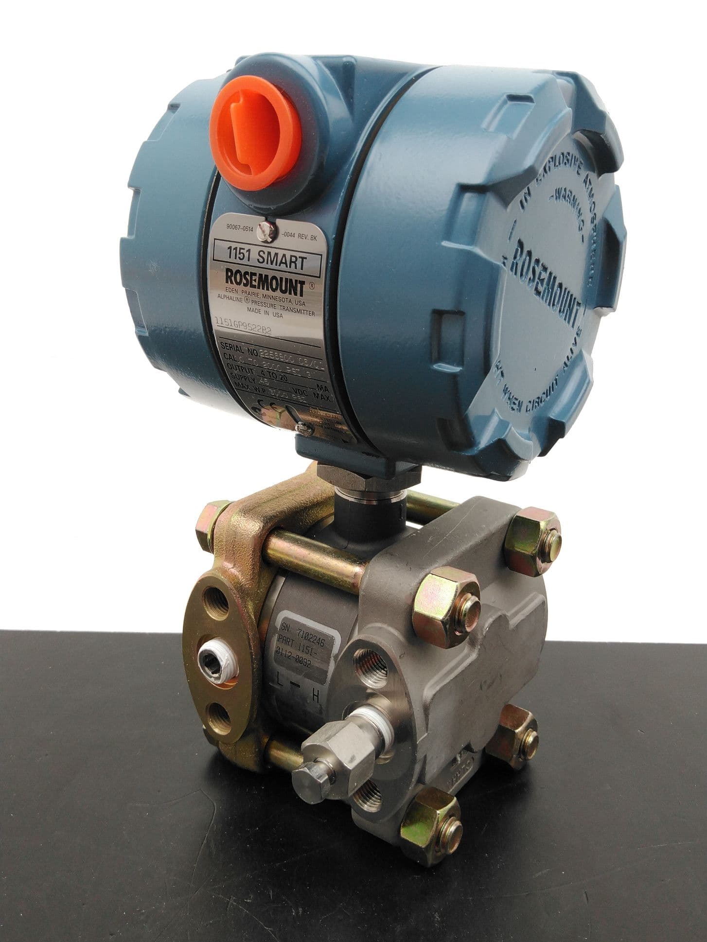 Rosemount 1151GP9S22B2 Pressure Transmitter, 0 to 2000 PSIG