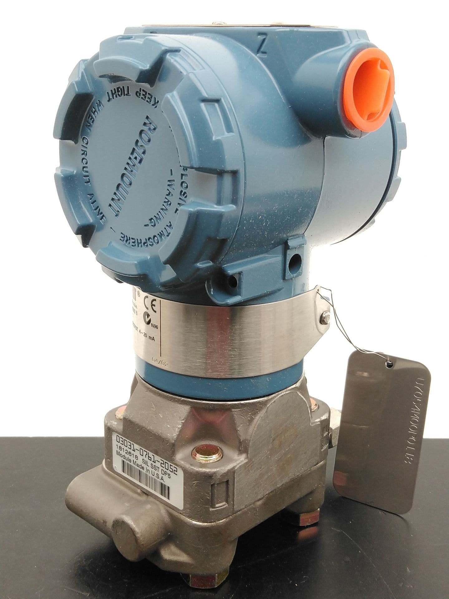 Rosemount 3051CG5A22A1AB4DF Pressure Transmitter, 0 to 750 PSIG