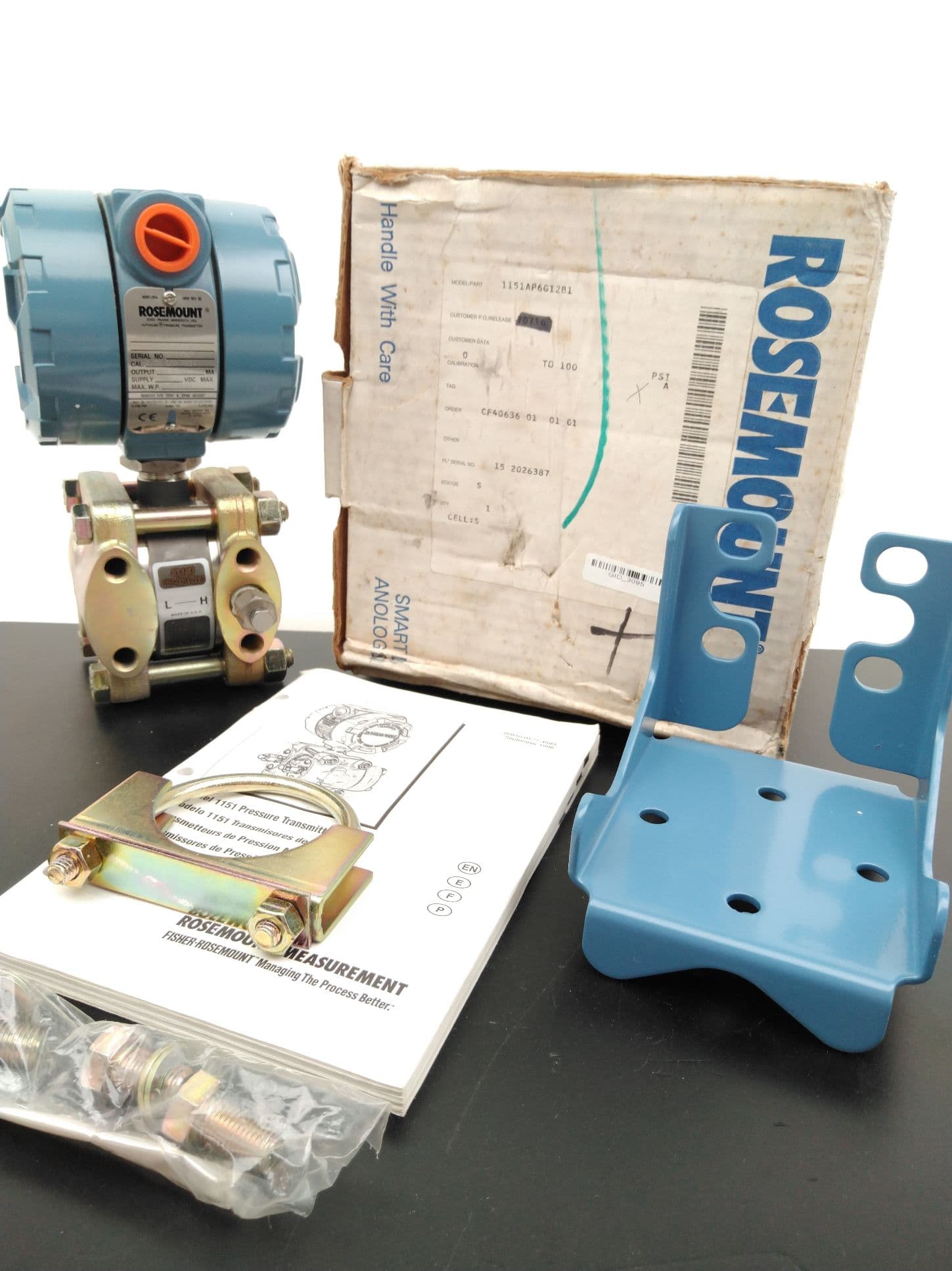 Rosemount 1151AP6G12B1 Pressure Transmitter, 0 to 100Psi