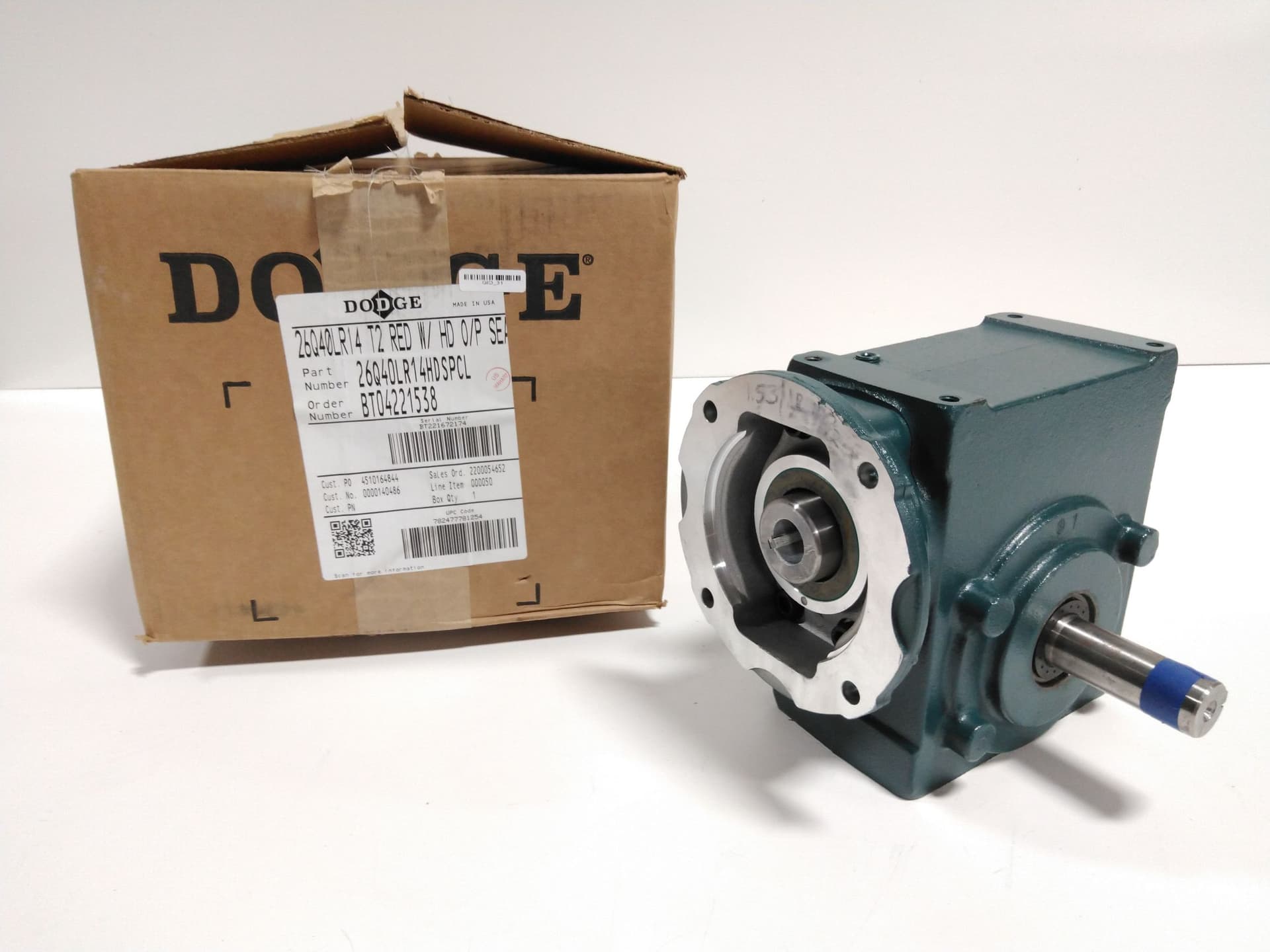 Dodge 26Q40LR14, 26Q40LR14HDSPCL Worm Gear Reducer