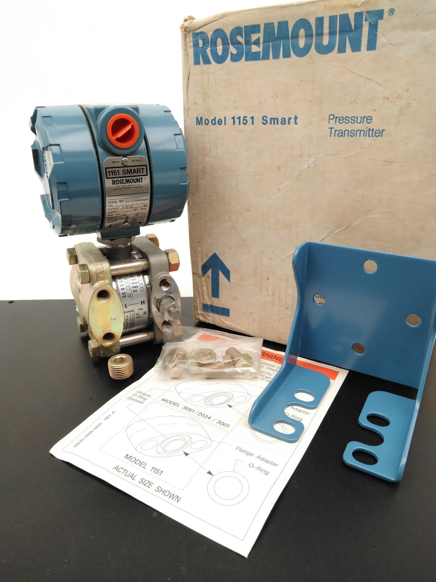 Rosemount 1151GP6S22B2 Pressure Transmitter Cal Range: 0 to 60PSI