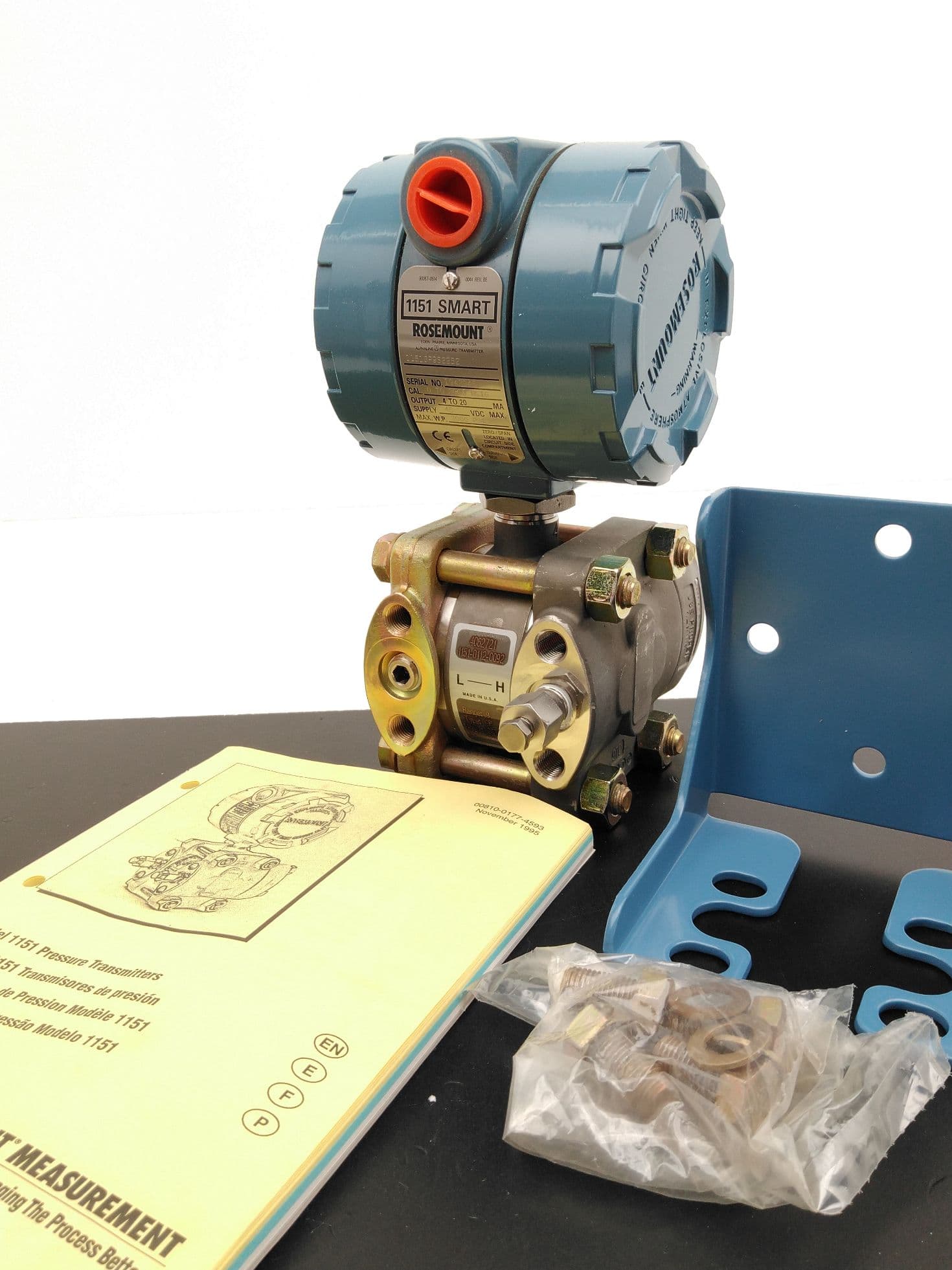 Rosemount 1151GP9S22B2 Pressure Transmitter Cal Range: 0 to 2000PSI
