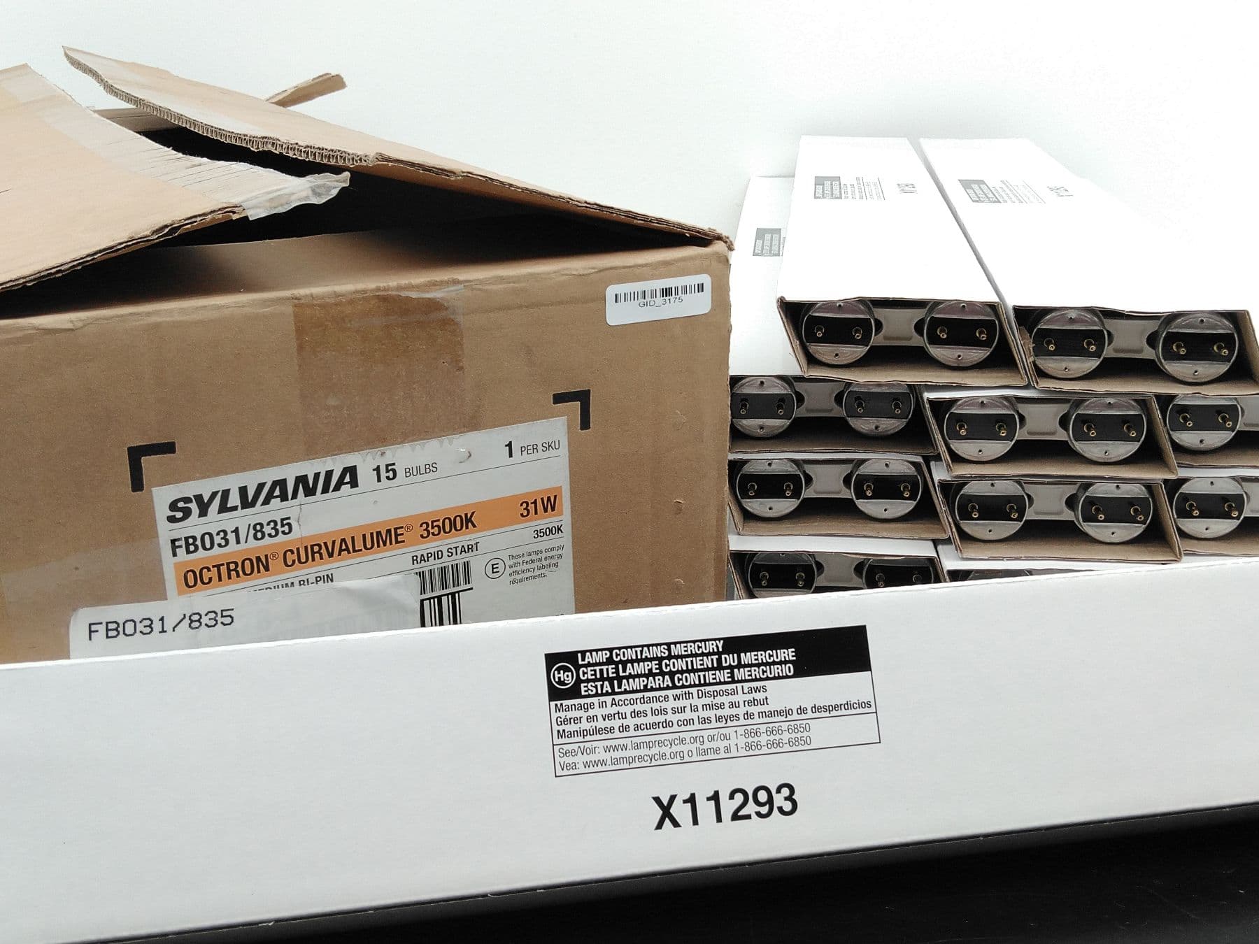 Sylvania 21878 - FBO31/835 OCTORON CURVALUME U-Bend Fluorescent Bulb 3500K, 31W