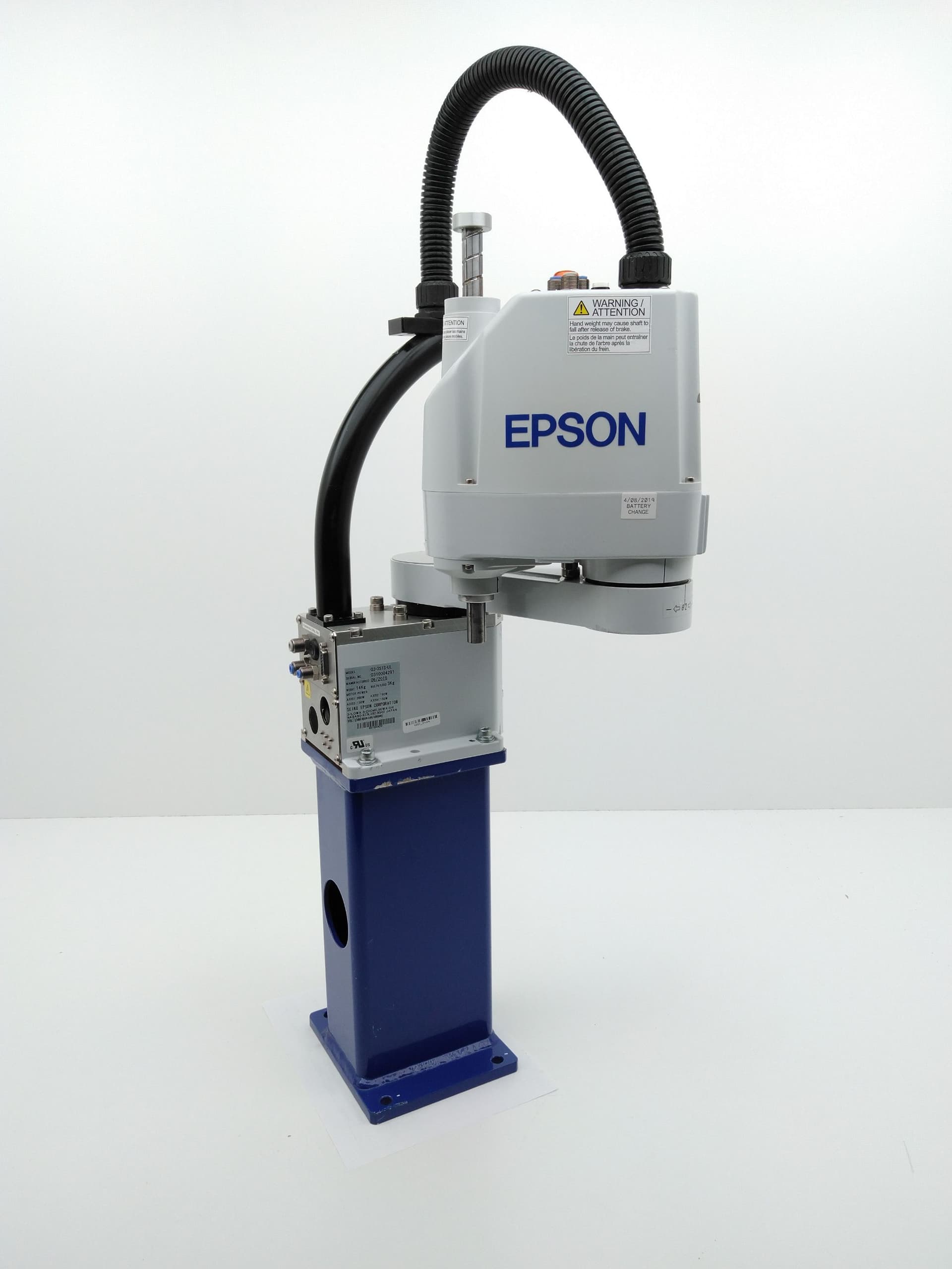 Seiko Epson G3-351S-UL G3 SCARA Manipulator Robot, 350mm Arm