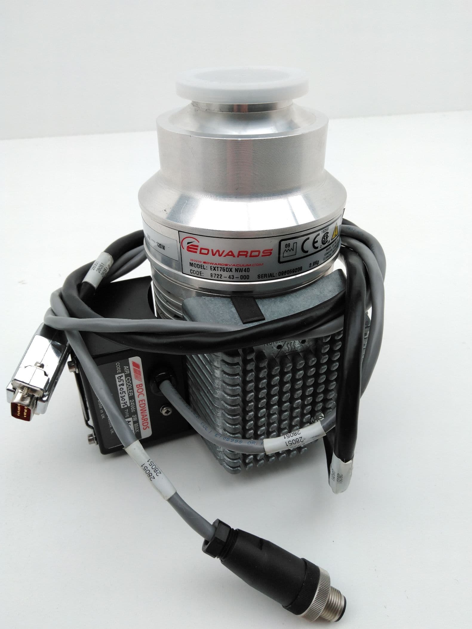 Edwards EXT75DX NW40, B72243000 Compound Turbo Pump, Air Cooled