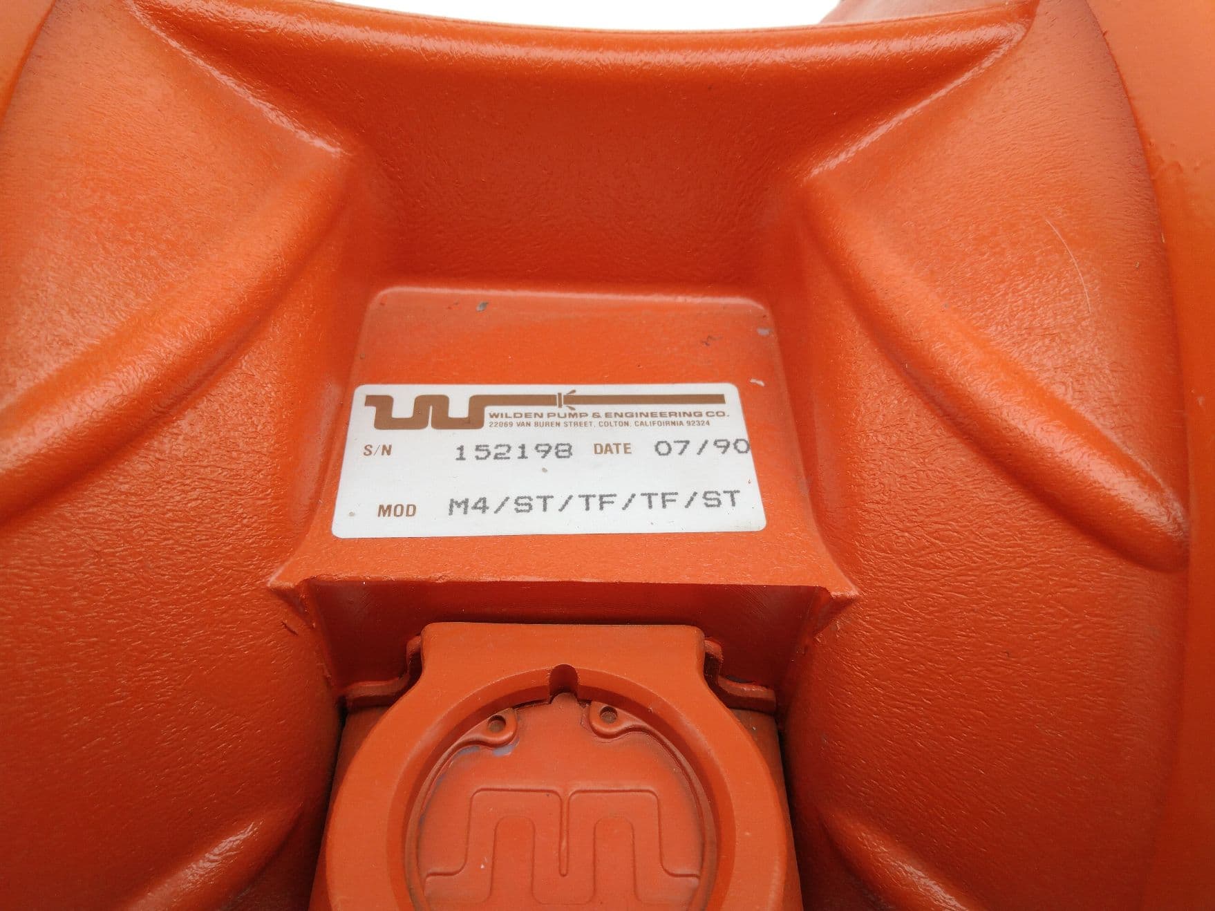 Wilden Pump M4/ST/TF/TF/ST Pneumatic Diaphragm Pump, 316SS, Teflon, 1-1/2"