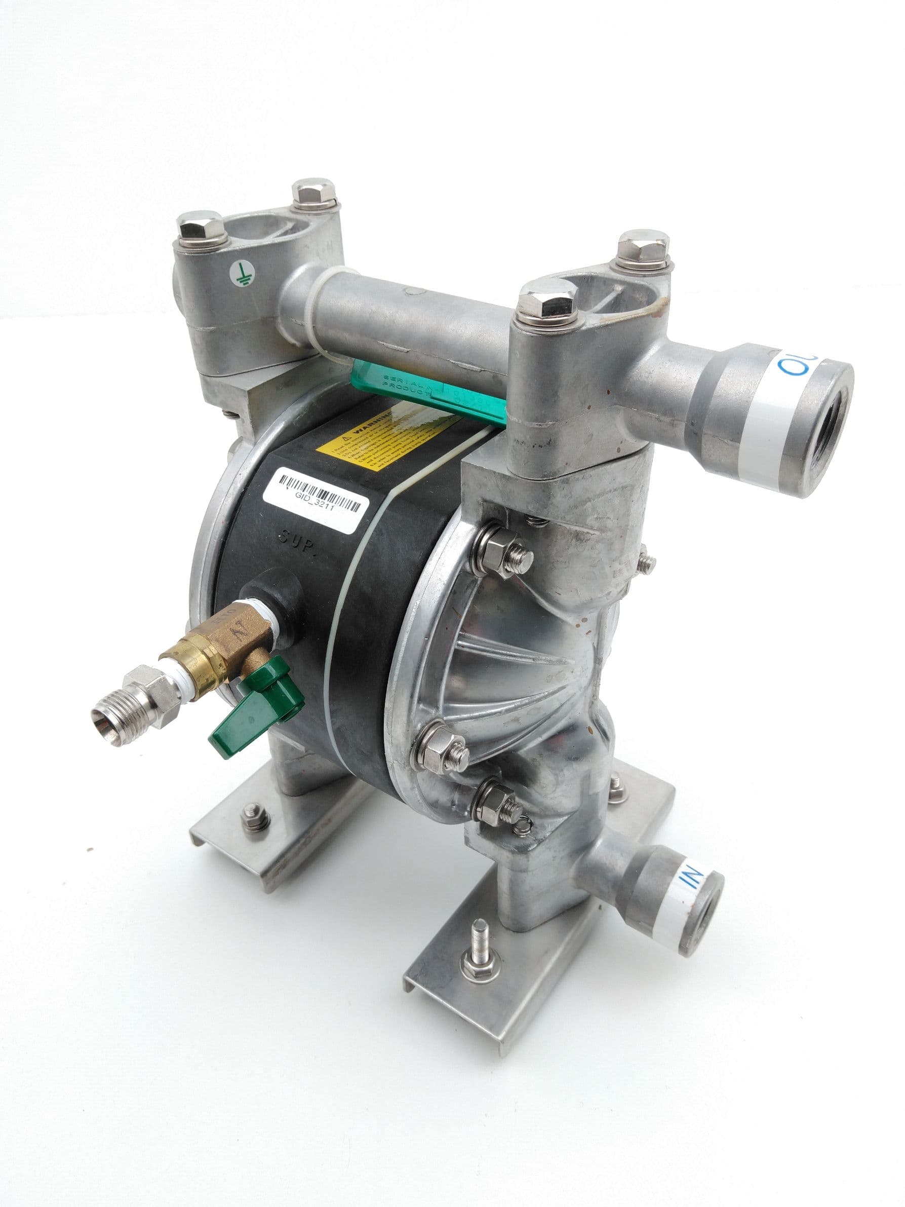 Yamada NDP-15BAT / 851949 Pneumatic Double Diaphragm Pump, 1/2" NPT