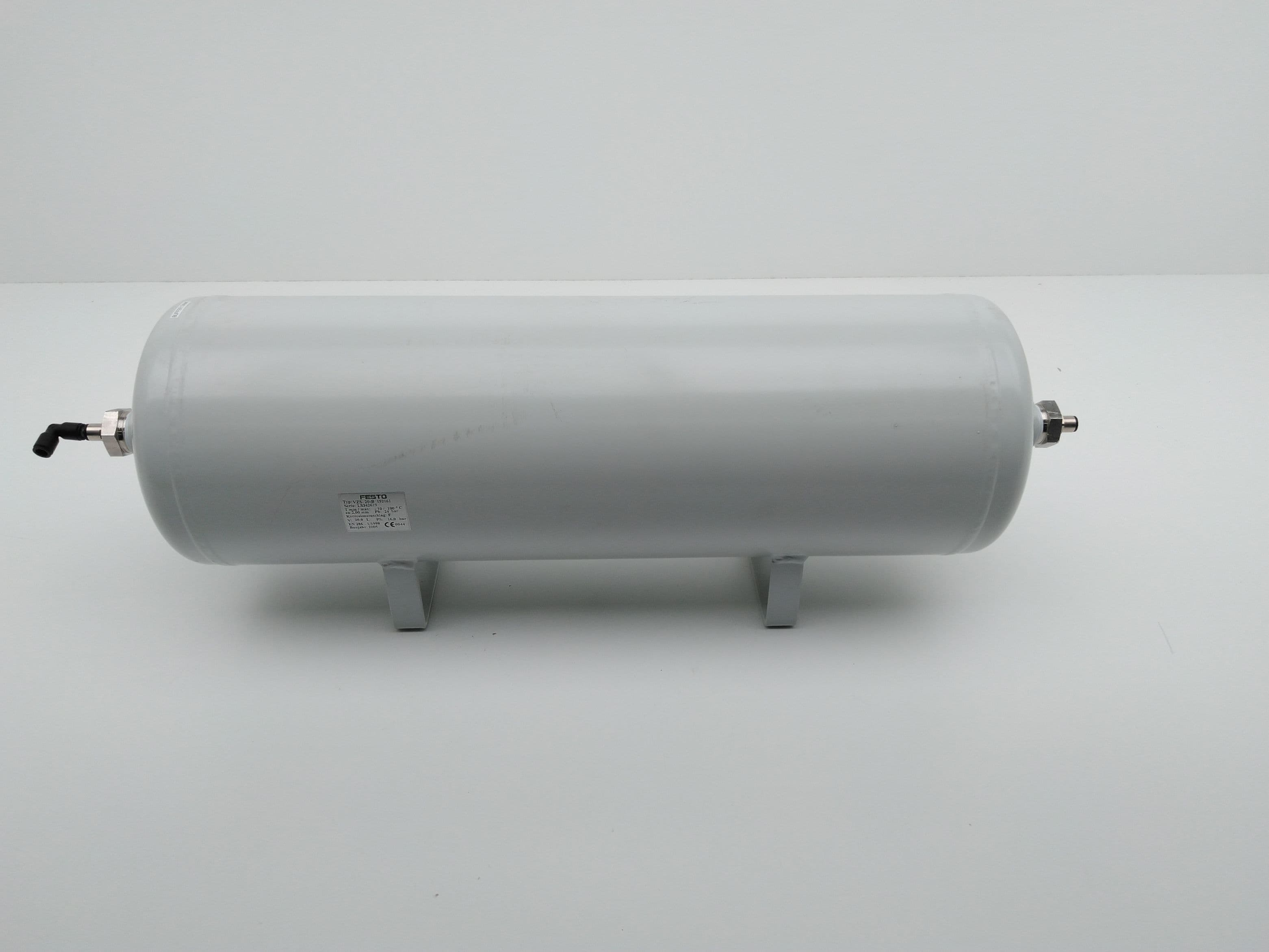 Festo VZS-20-B / 192161 Air Tank Reservoir, 20 Liters, 16 Bar