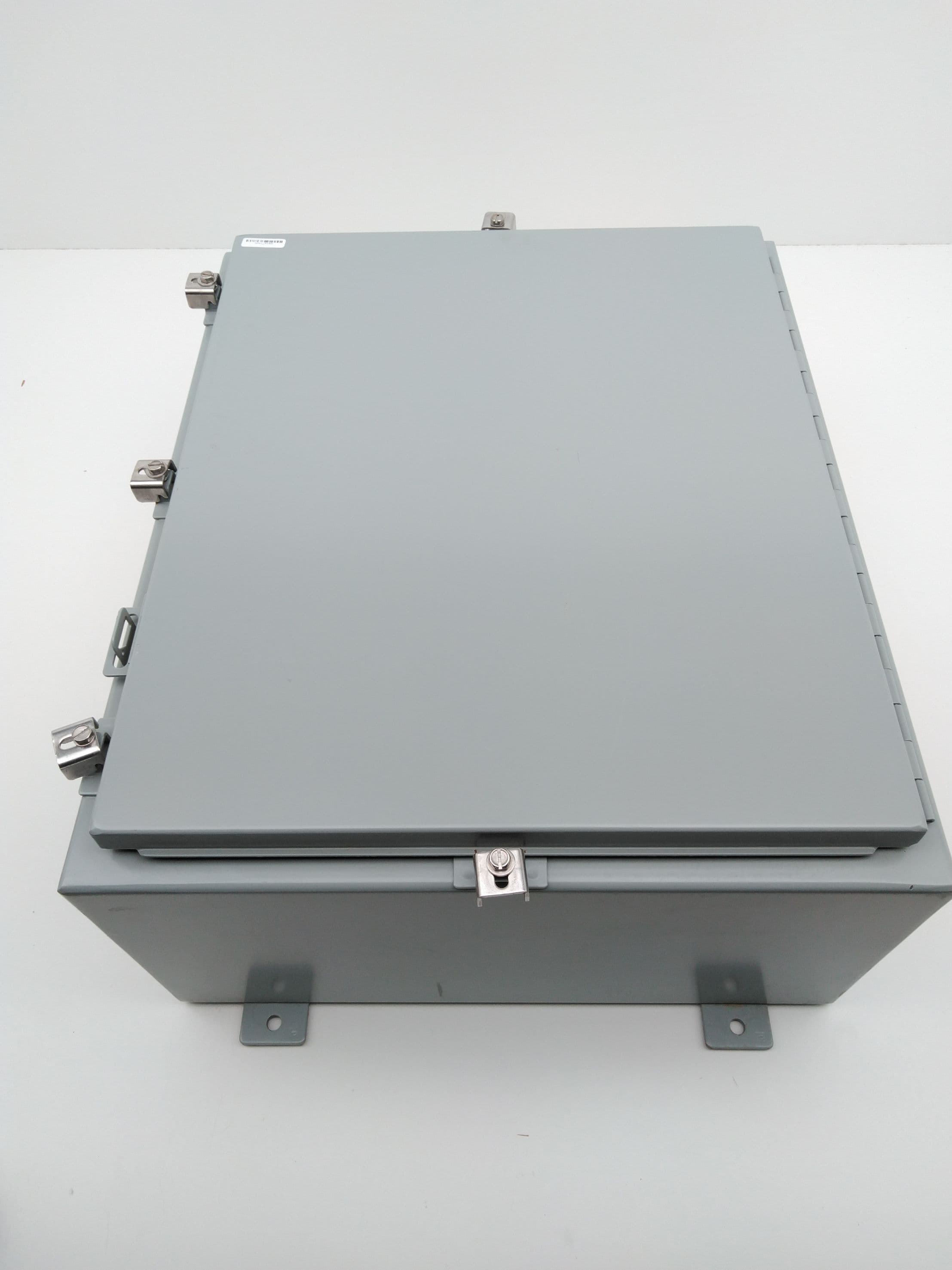 Hoffman A24H20CLP Hinge Enclosure with Clamps, Steel, Type 4, 24"x20"x10"