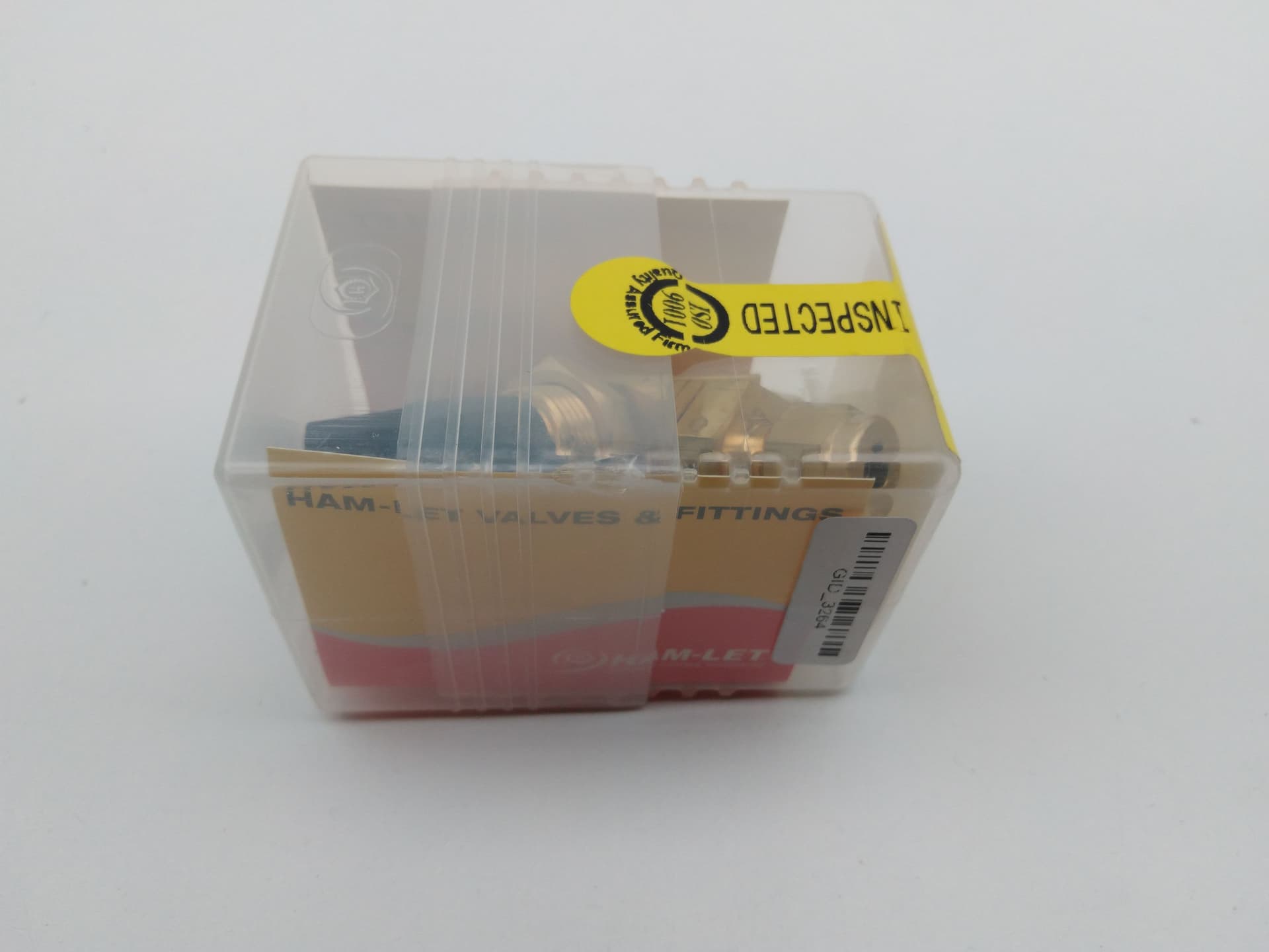 Ham-Let H6800BL1/4PST 3 Port Brass Ball Valve, 1/4" Let-Lok Tube Fittings