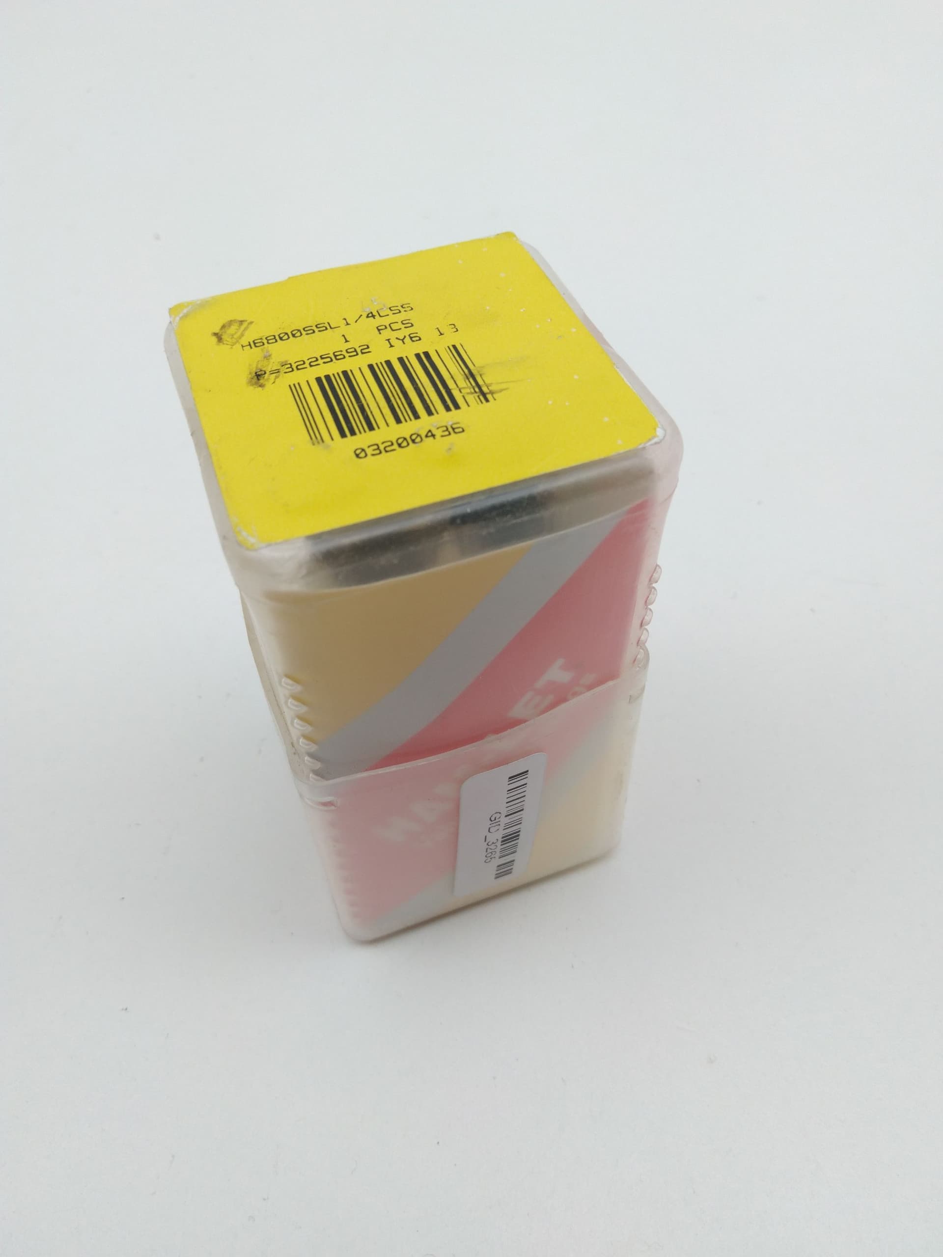 Ham-Let H6800SSL1/4CSS Ball Valve, SS, 1/4" x 1/4" Let-Lok Tube Fitting