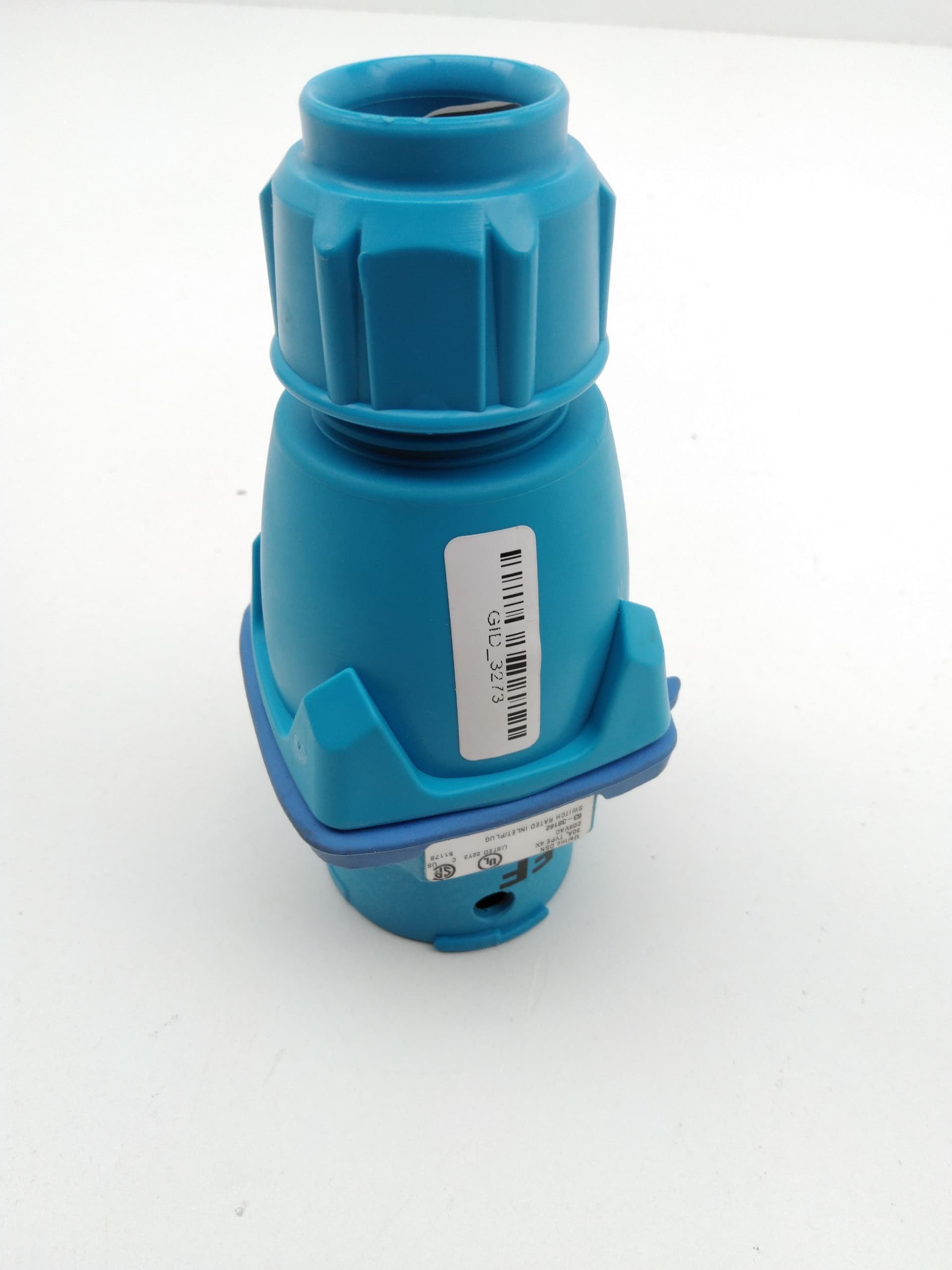 Meltric Electric 63-38162 DSN30 Male Inlet Plug 30A, 208Vac, 2hp, 2P+G, Type 4X