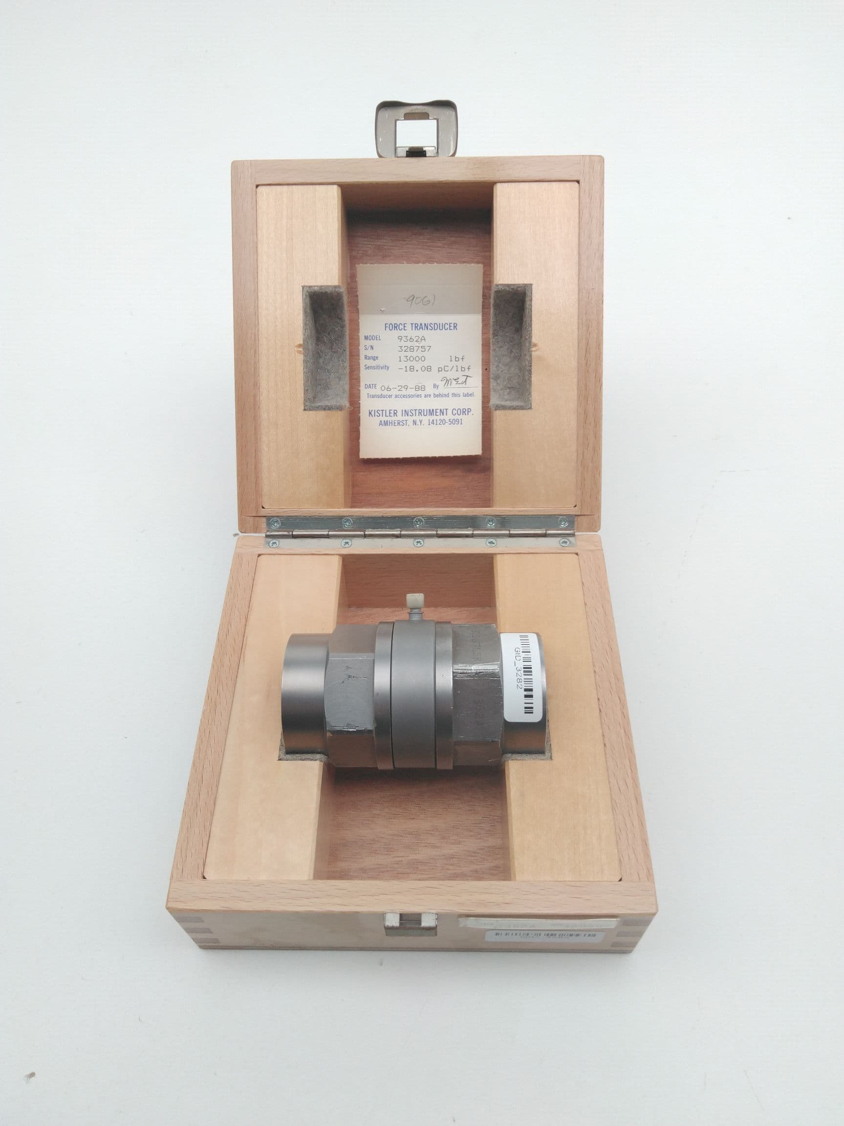 Kistler 9362A, 9061 Force Transducer , 0-44,000 LBF