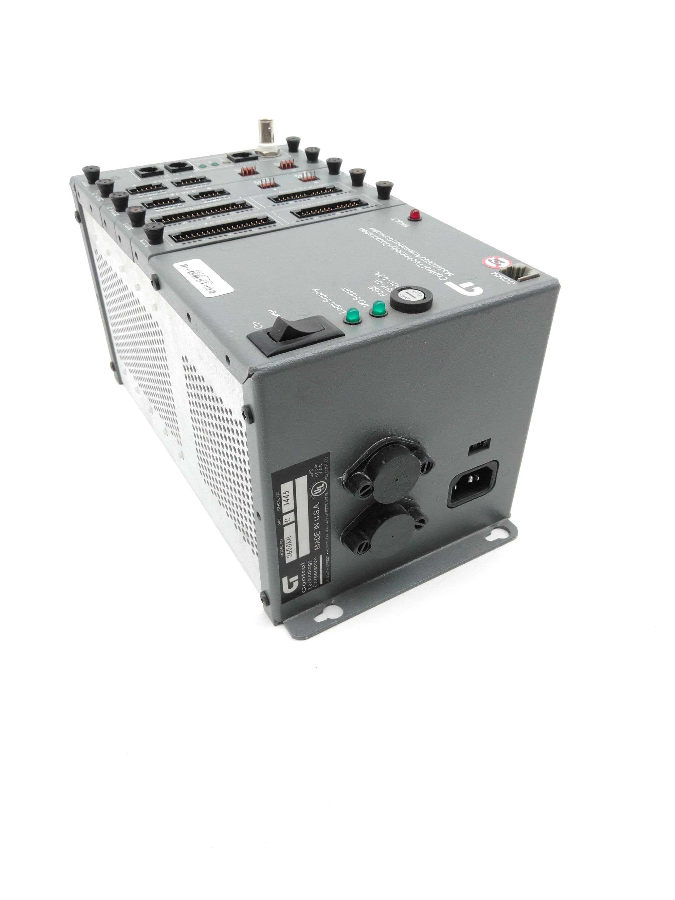 Control Technology 2600XM Automation Controller Rev C, 2203, 2716, 2206 Modules