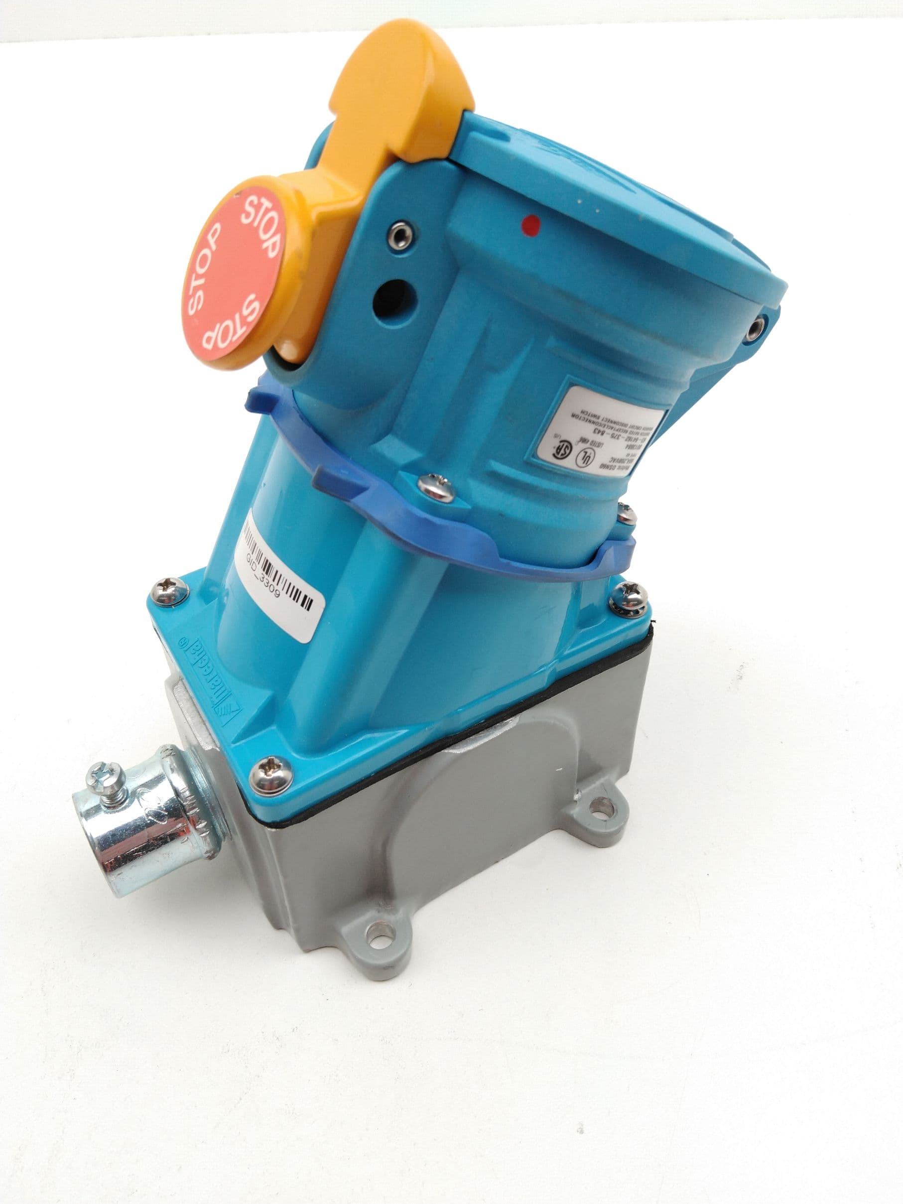 Meltric 63-64162-375-843 DSN60 Receptacle 60A, 208VAC, Type 4x, 3hp, 2P+G