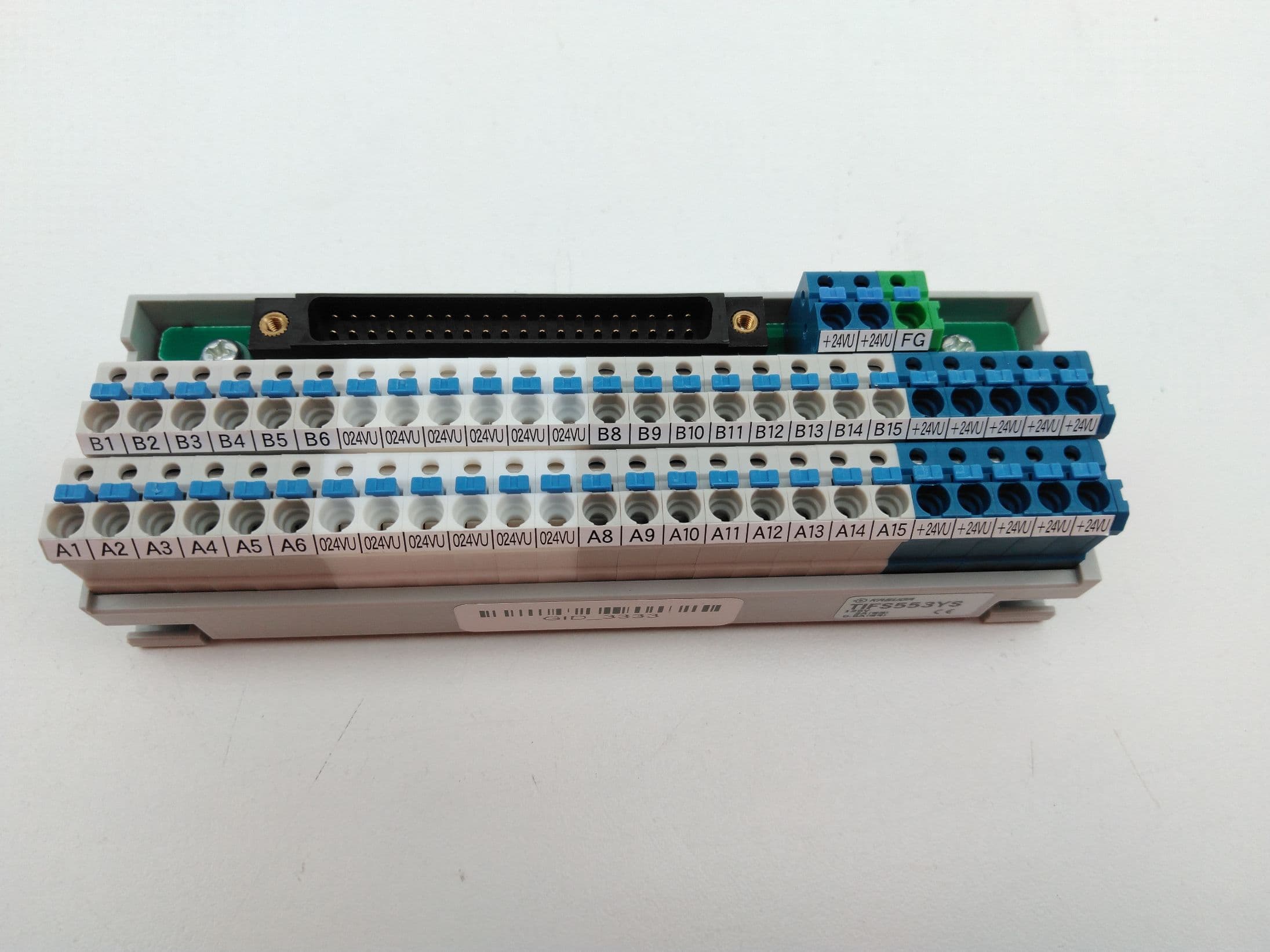 Kasuga TIFS553YS I/O Terminal Block, 125V, 0.5-2A