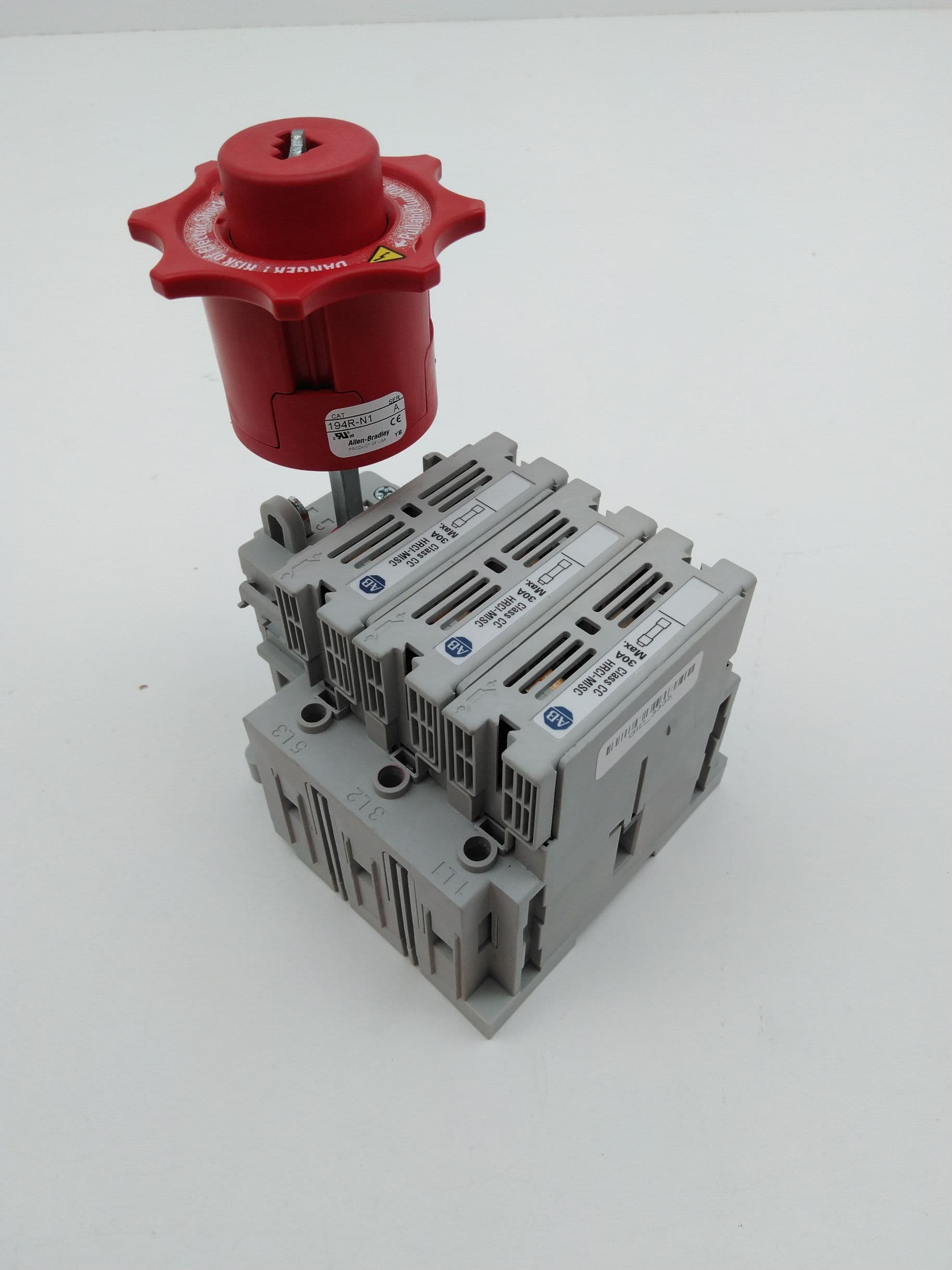 Allen-Bradley 194R-C30-1753 Fused Disconnect Switch 30A, 600V, 3P w/ 194R-N1