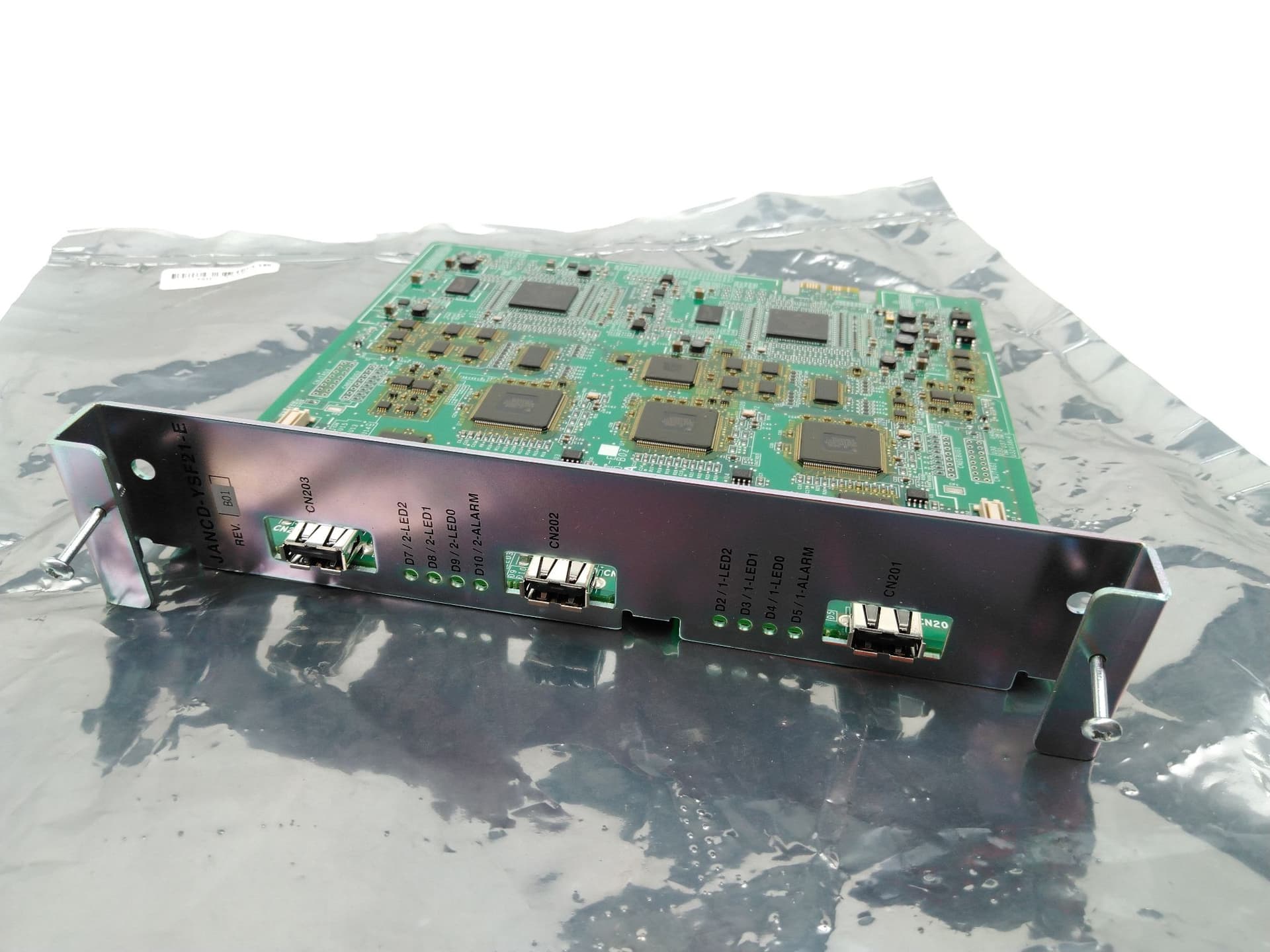 Yaskawa Motoman JANCD-YSF21-E (REV.B01) PC Machine Safety CPU Board, DX200