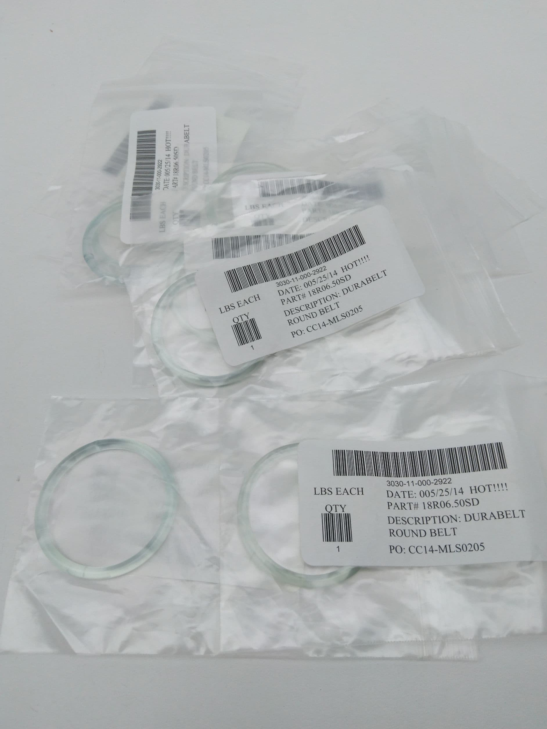 Durabelt 18R06.50SD / 149K146H06 Round Belt - Lot of 10