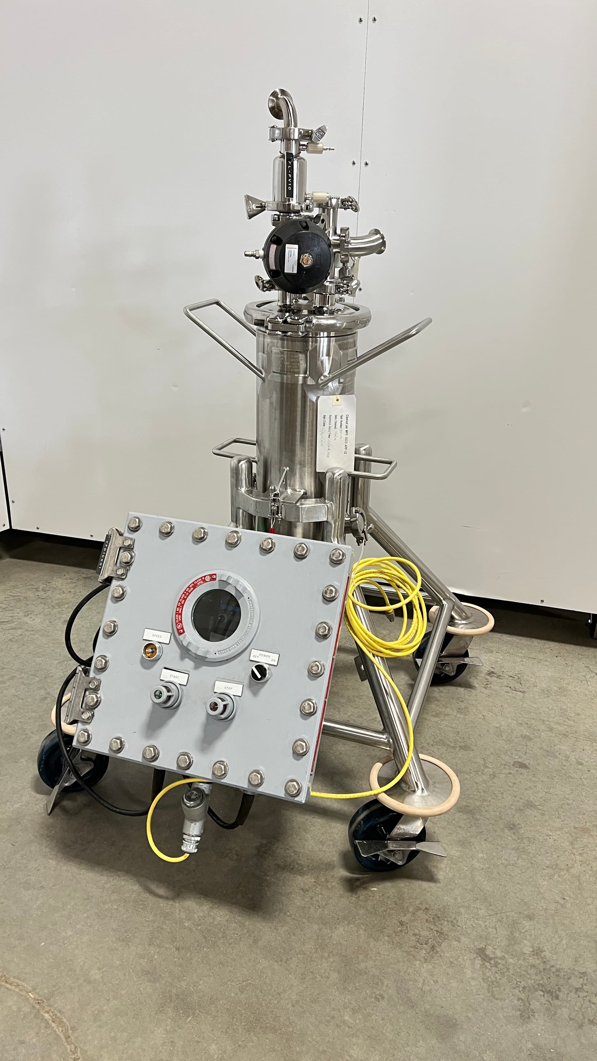 Feldmeier 15L, Reactor - Pressure Vessel 316SS with Agitator