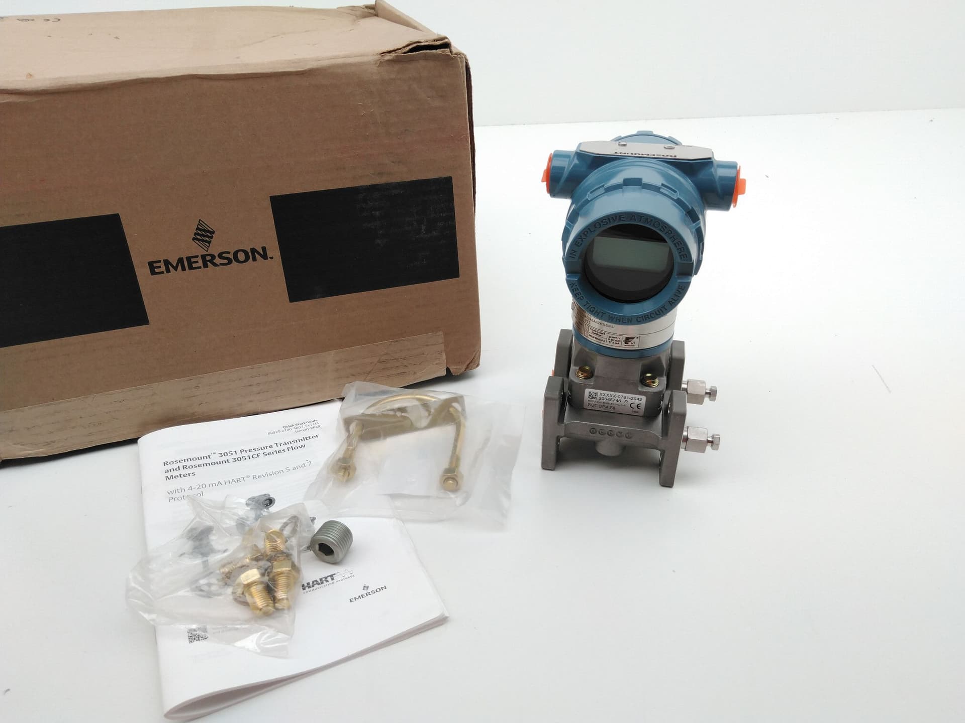 Rosemount 3051CD4A02A1AH2K5M51 Differential Pressure Transmitter Cal. 0-300PSI