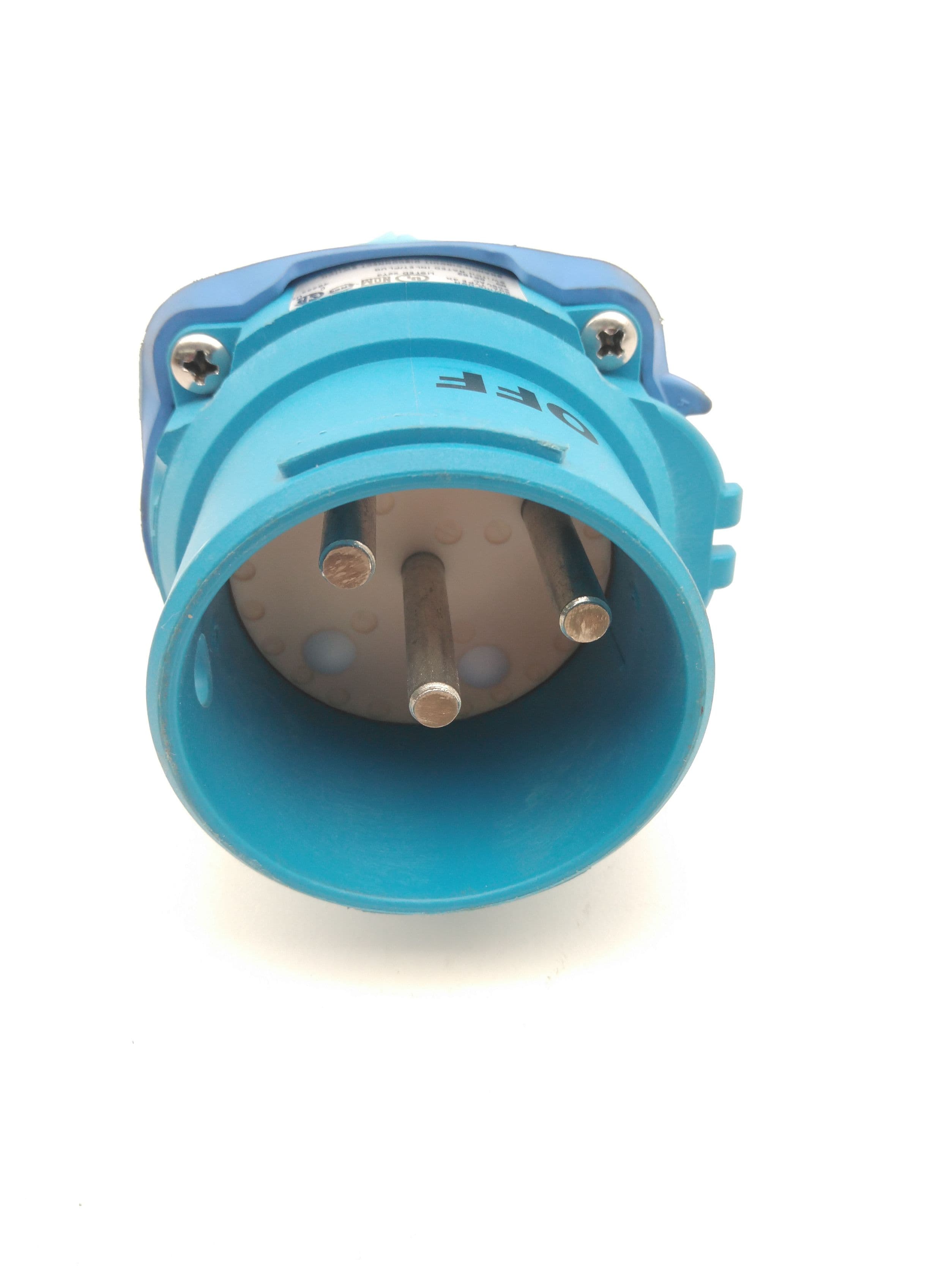 Meltric 63-68162 DSN60 Plug, 60A, 208VAC, Type 4X & IP69, 3hp, 2P+G