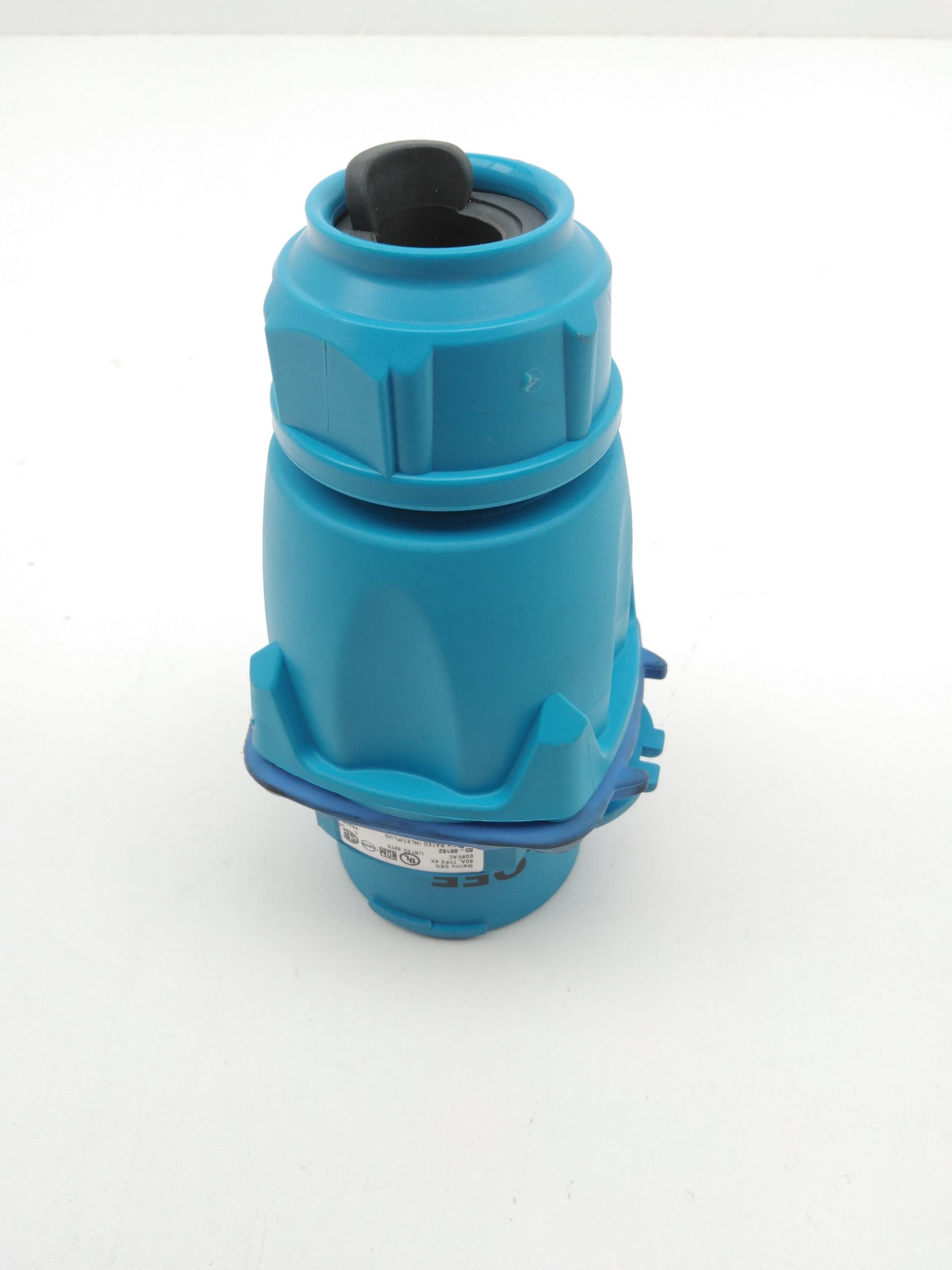 Meltric 63-68162 DSN60 Plug, 60A, 208VAC, Type 4X & IP69, 3hp, 2P+G