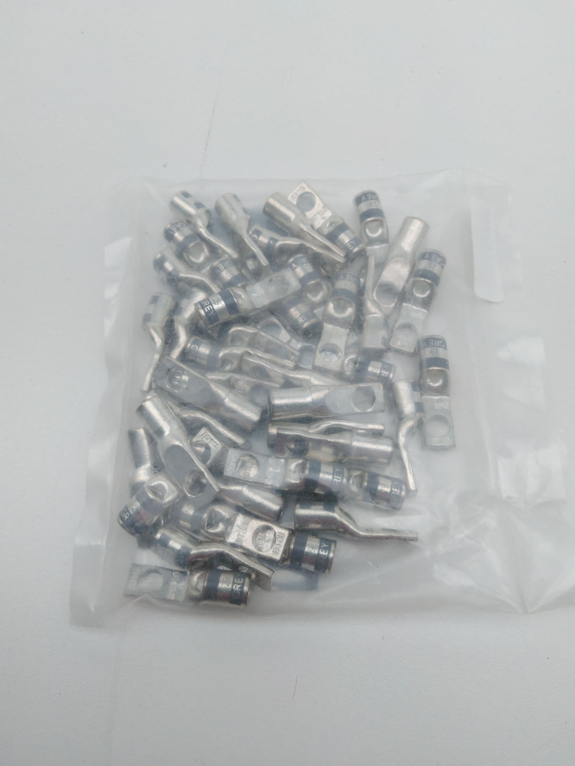T&B 29 Grey Terminal Lug, Compression, 4AWG, 1/4" Bolt